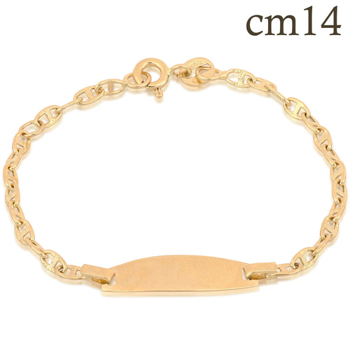 18K Italian Gold Baby Bracelet – 803321720613 – SKU 803321720613