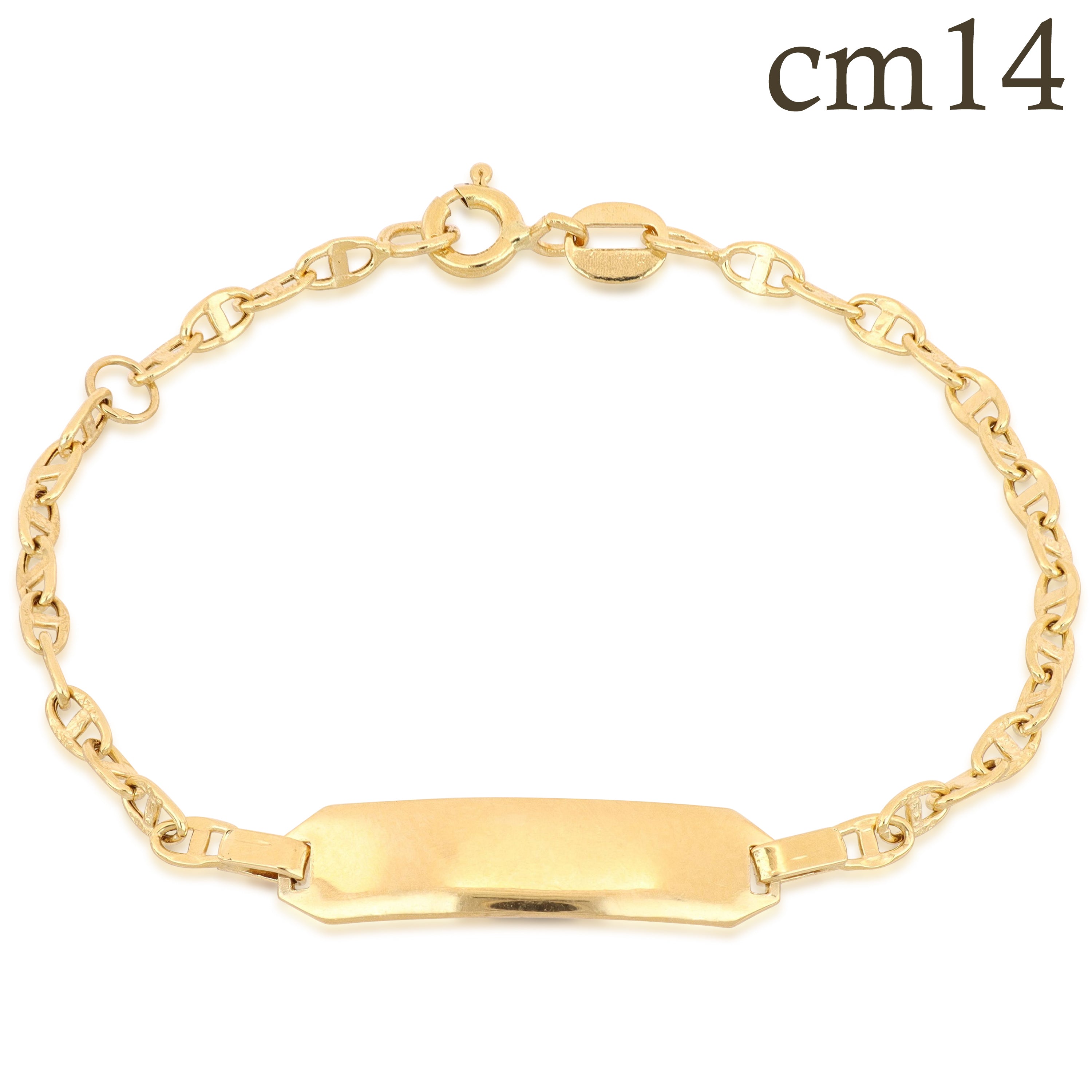 18K Italian Gold Baby Bracelet – 803321720614 – SKU 803321720614