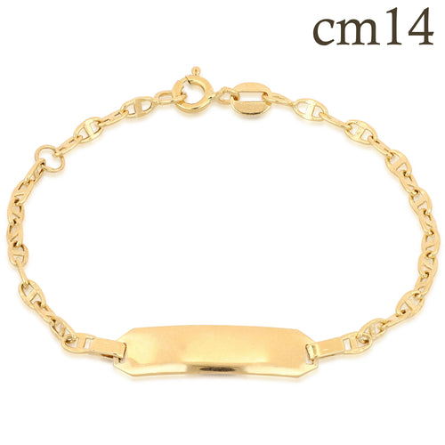 18K Italian Gold Baby Bracelet – 803321720614 – SKU 803321720614