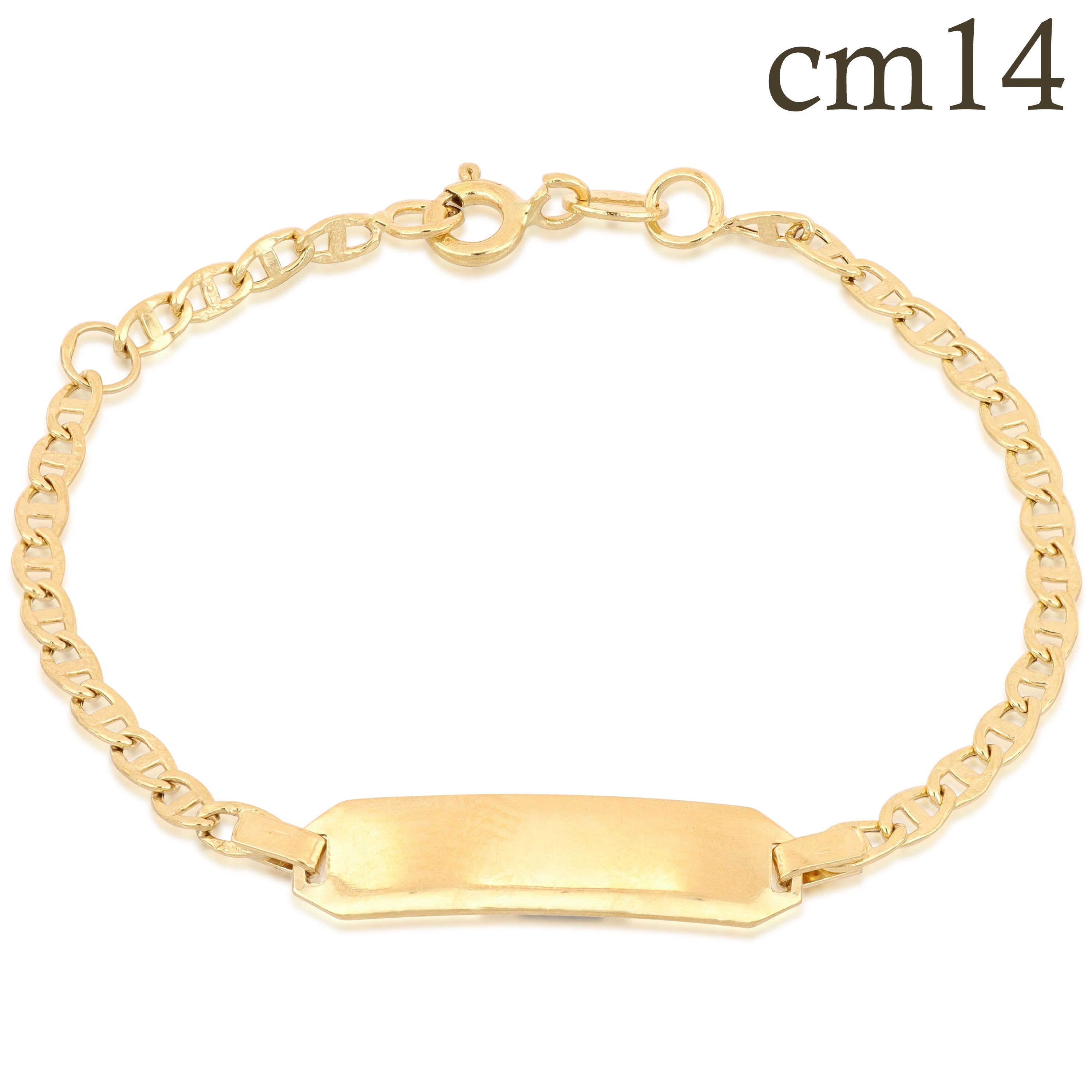 18K Italian Gold Baby Bracelet – 803321720615 – SKU 803321720615