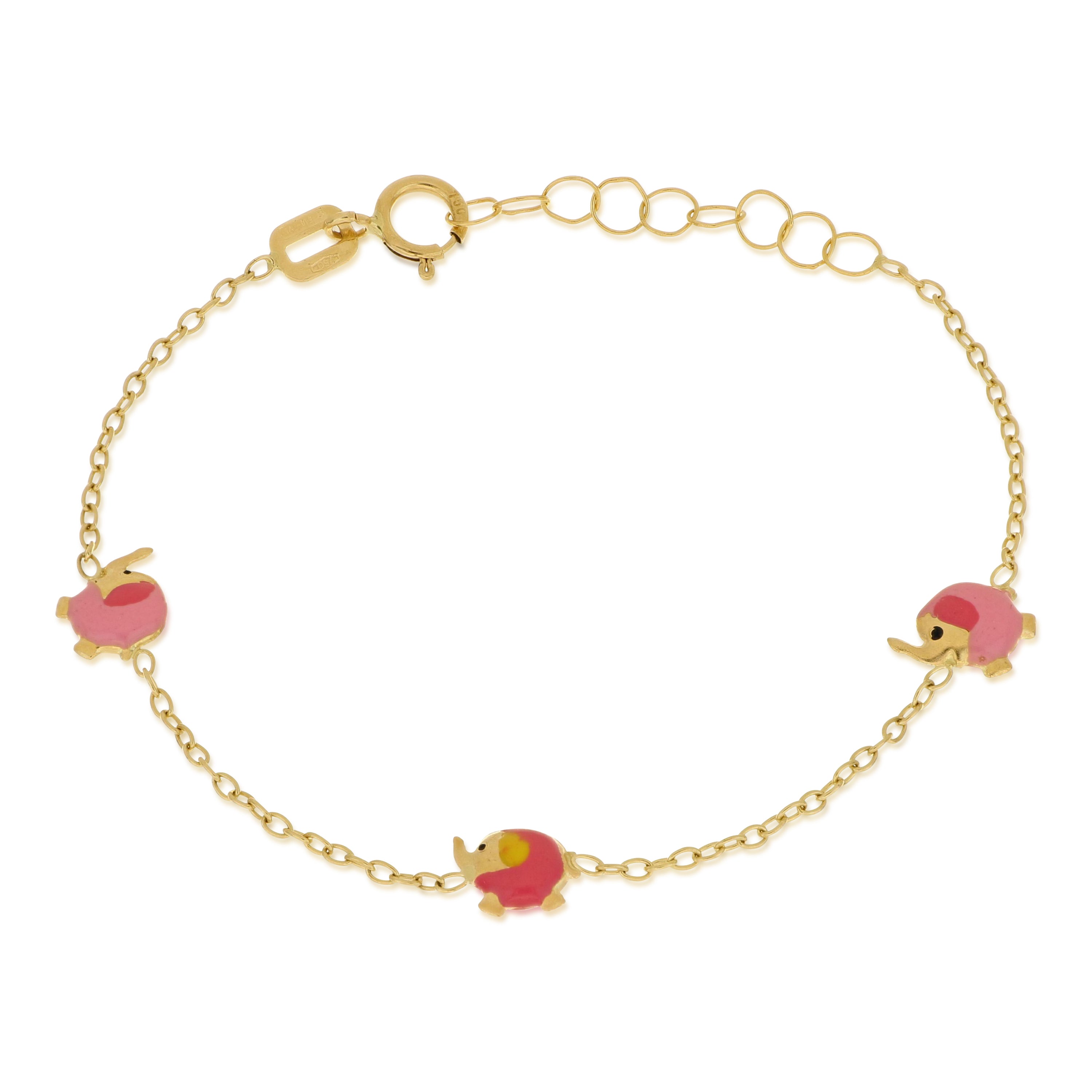 18K Italian Gold Baby Bracelet – 803321721713 – SKU 803321721713