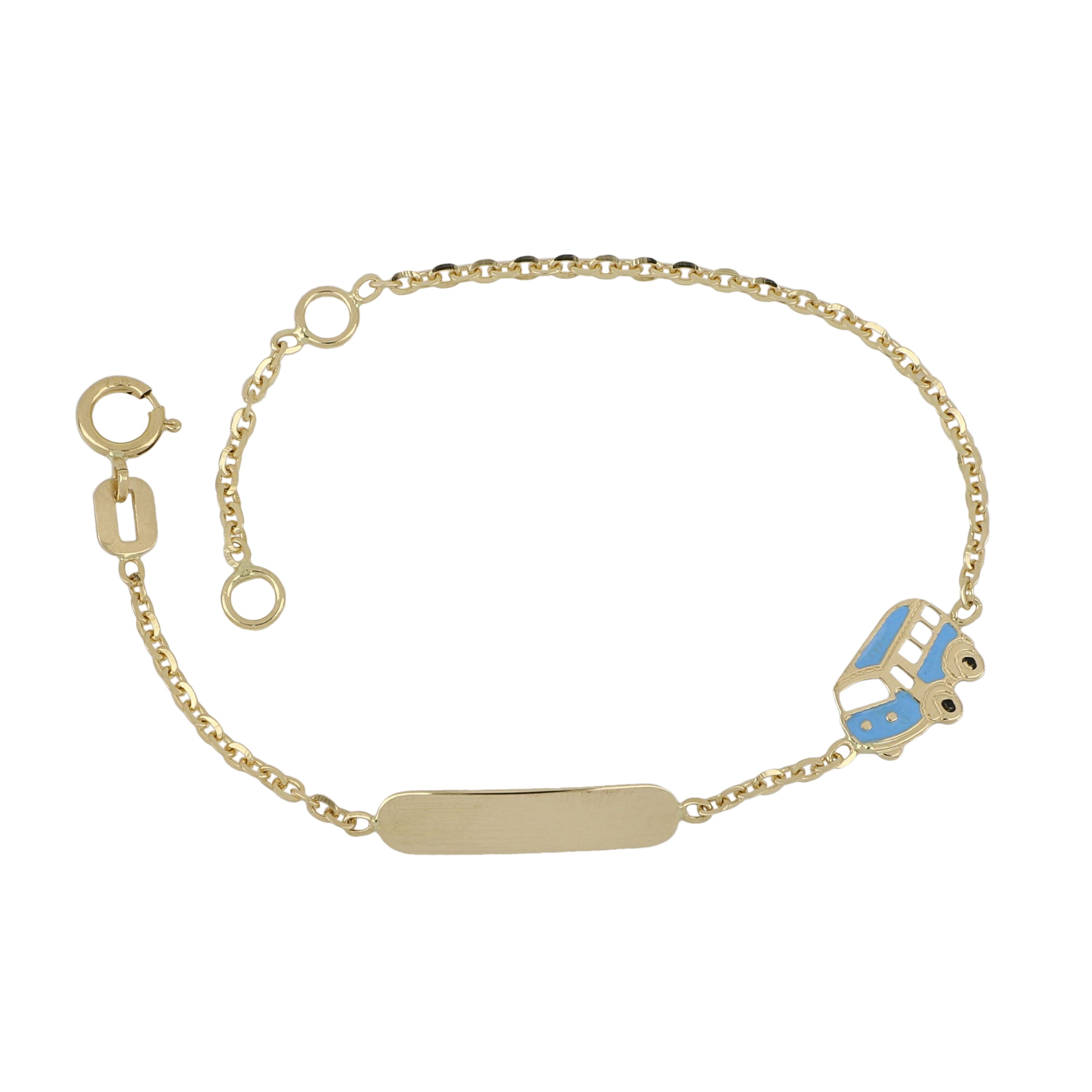 18K Italian Gold Baby Bracelet – 803321721719 – SKU 803321721719