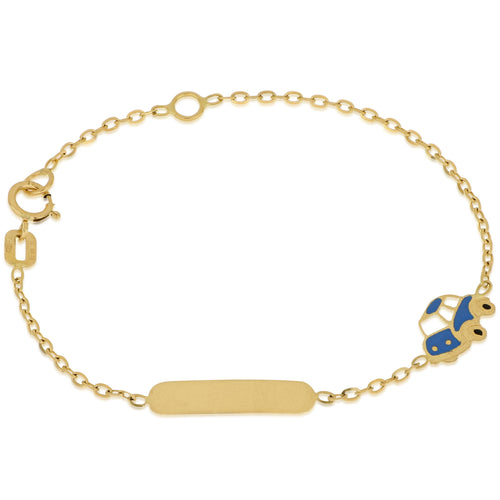 18K Italian Gold Baby Bracelet – 803321721720 – SKU 803321721720