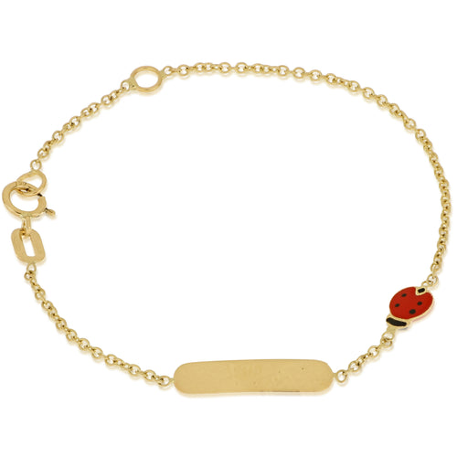 18K Italian Gold Baby Bracelet – 803321721724 – SKU 803321721724