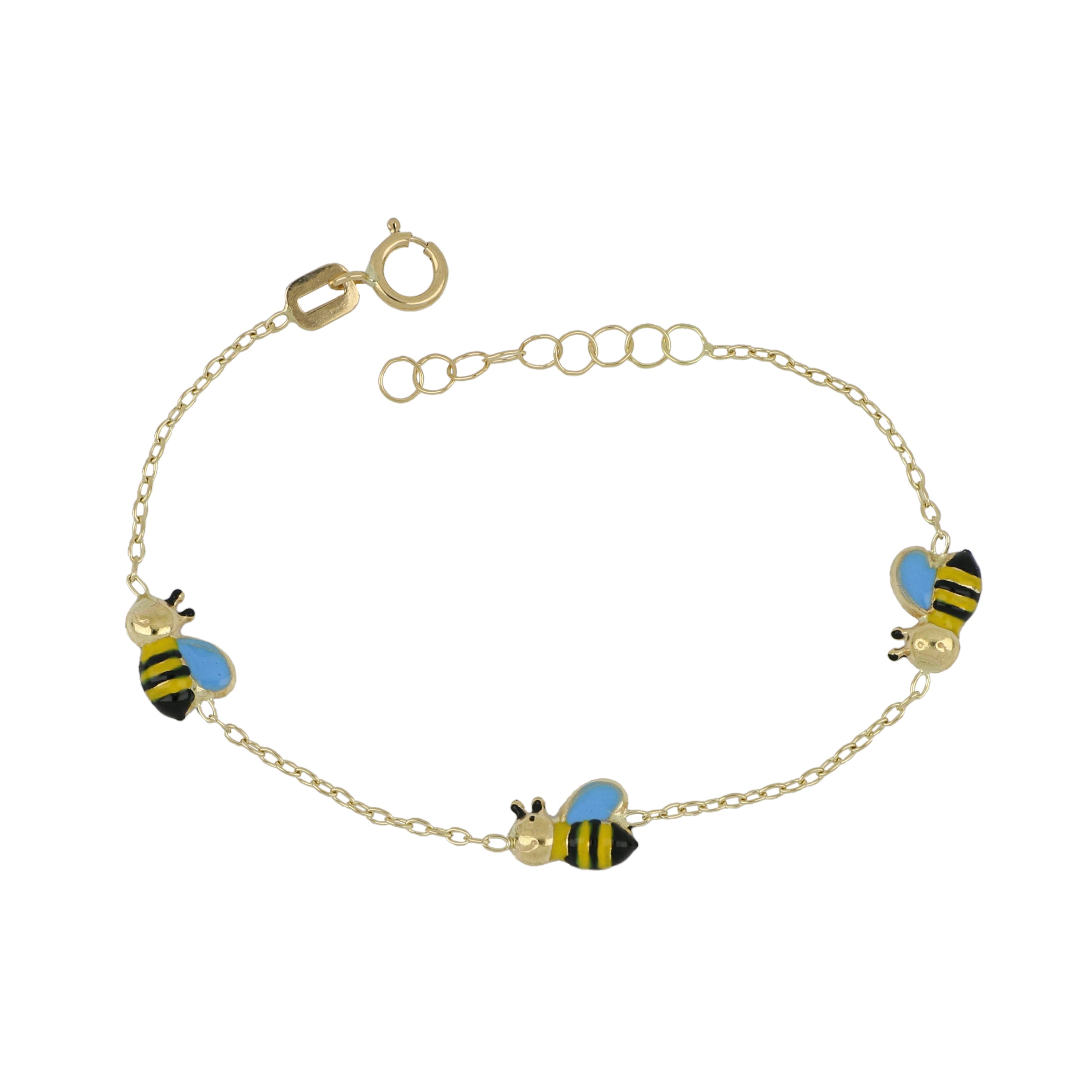 18K Italian Gold Baby Bracelet – 803321721725 – SKU 803321721725