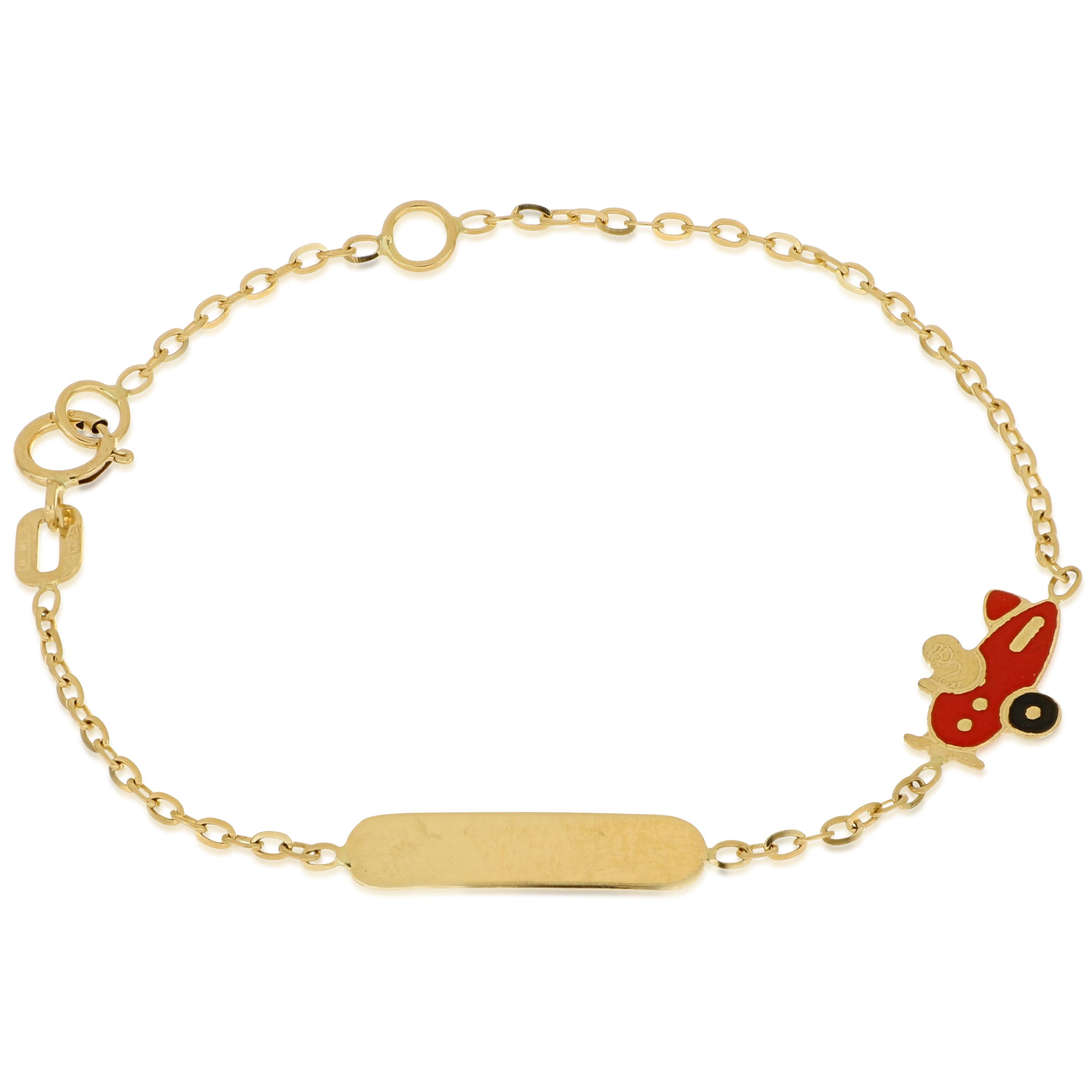 18K Italian Gold Baby Bracelet – 803321721726 – SKU 803321721726