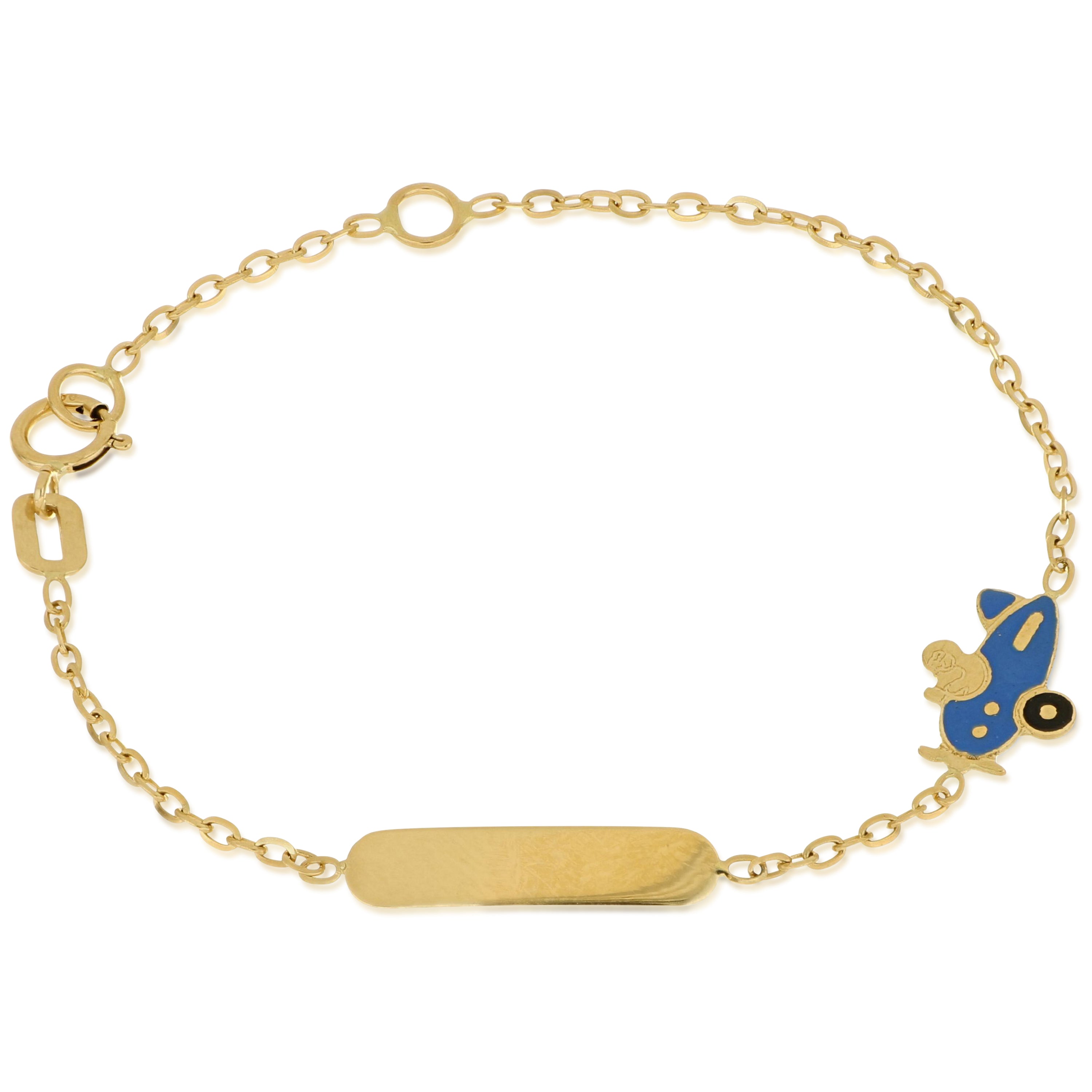 18K Italian Gold Baby Bracelet – 803321721727 – SKU 803321721727