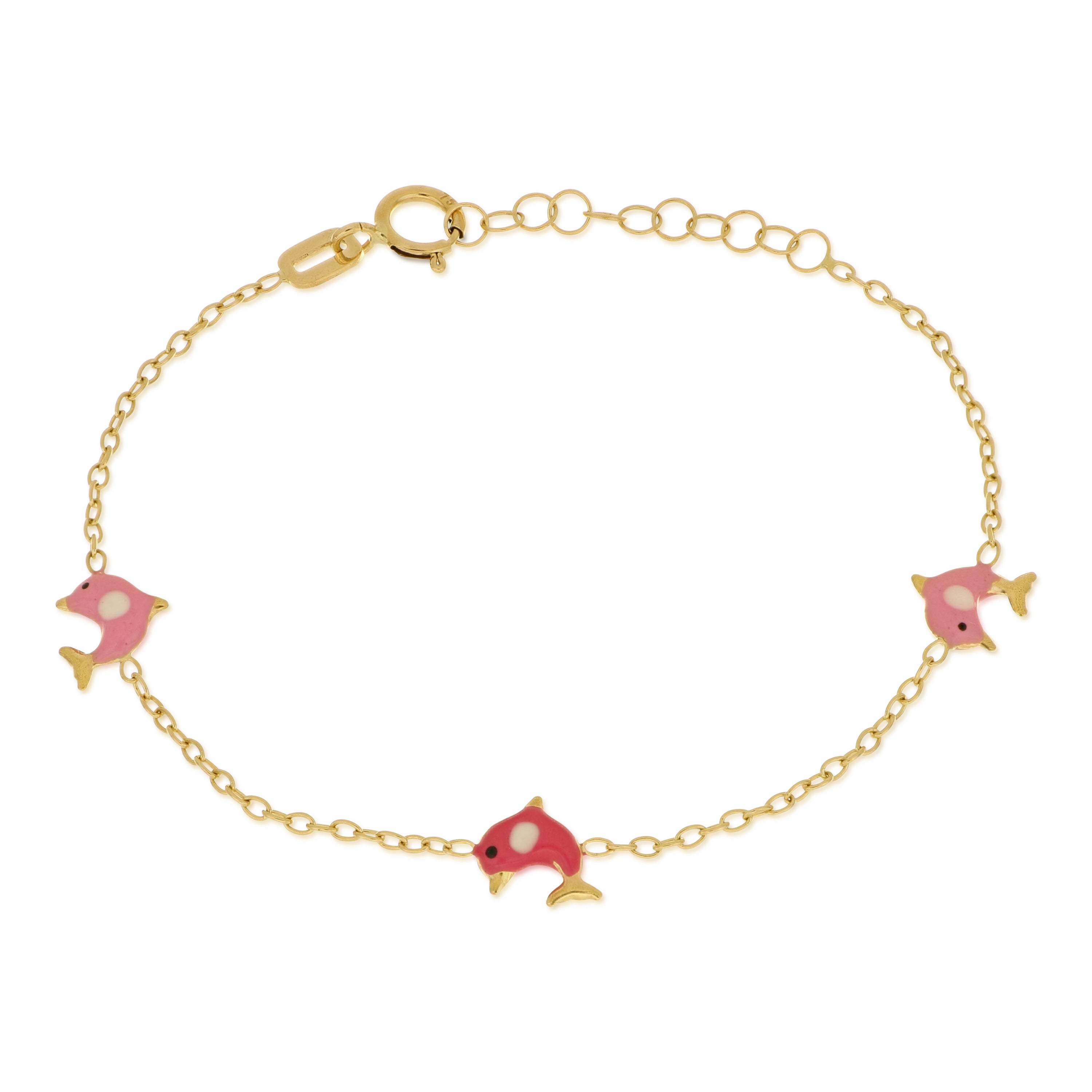 18K Italian Gold Baby Bracelet – 803321721728 – SKU 803321721728