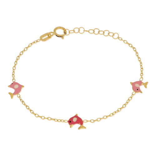 18K Italian Gold Baby Bracelet – 803321721728 – SKU 803321721728