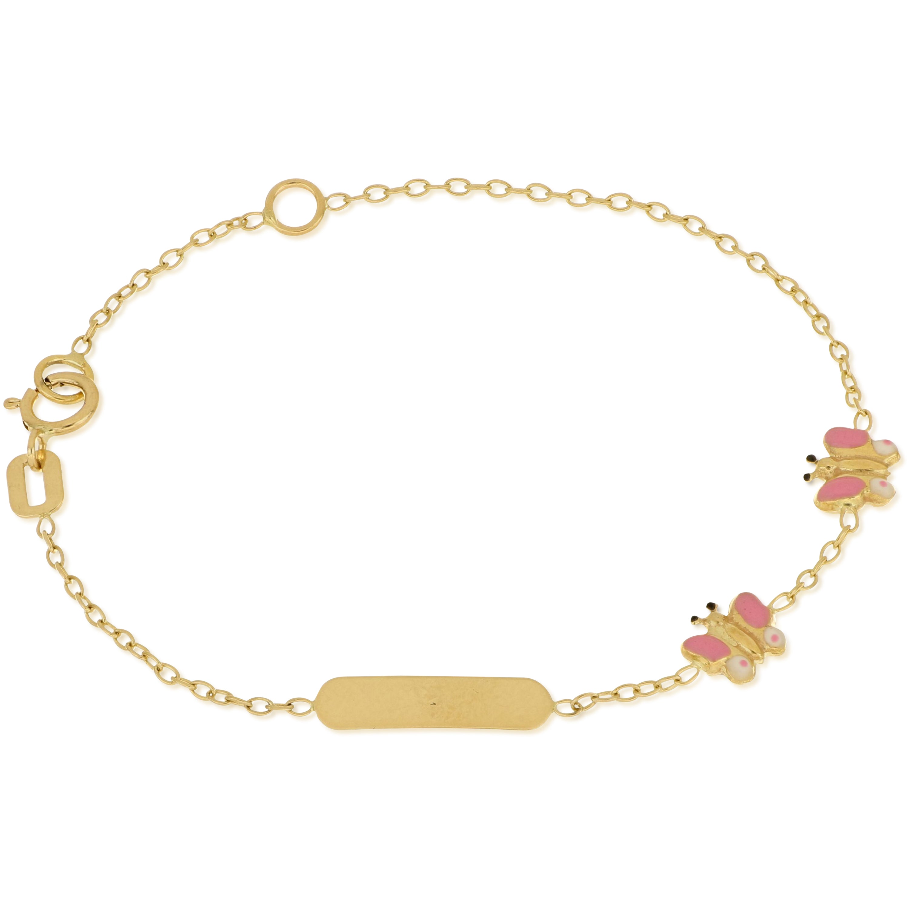 18K Italian Gold Baby Bracelet – 803321721729 – SKU 803321721729