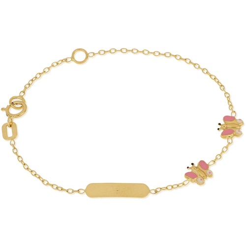 18K Italian Gold Baby Bracelet – 803321721729 – SKU 803321721729