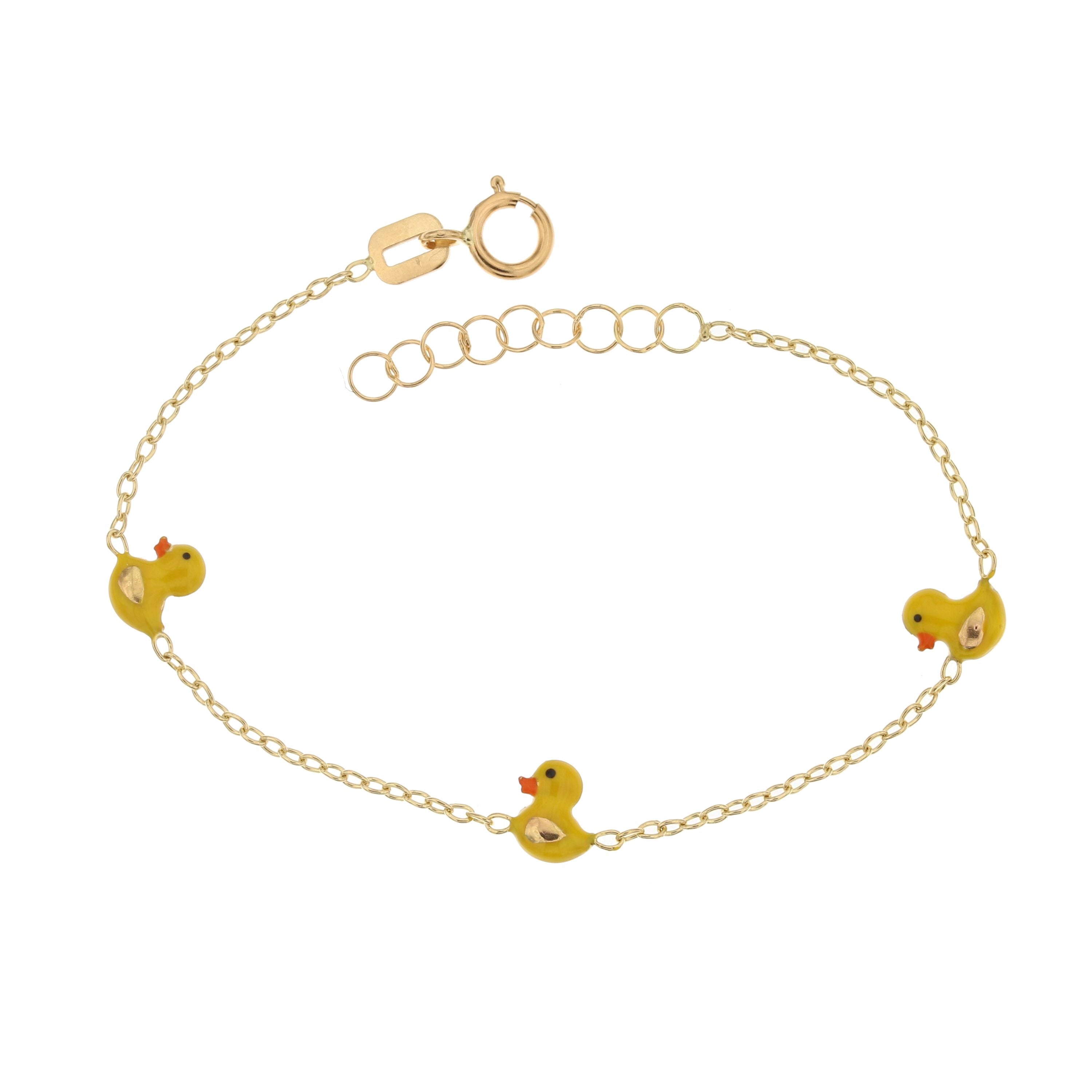 18K Italian Gold Baby Bracelet – 803321721736 – SKU 803321721736