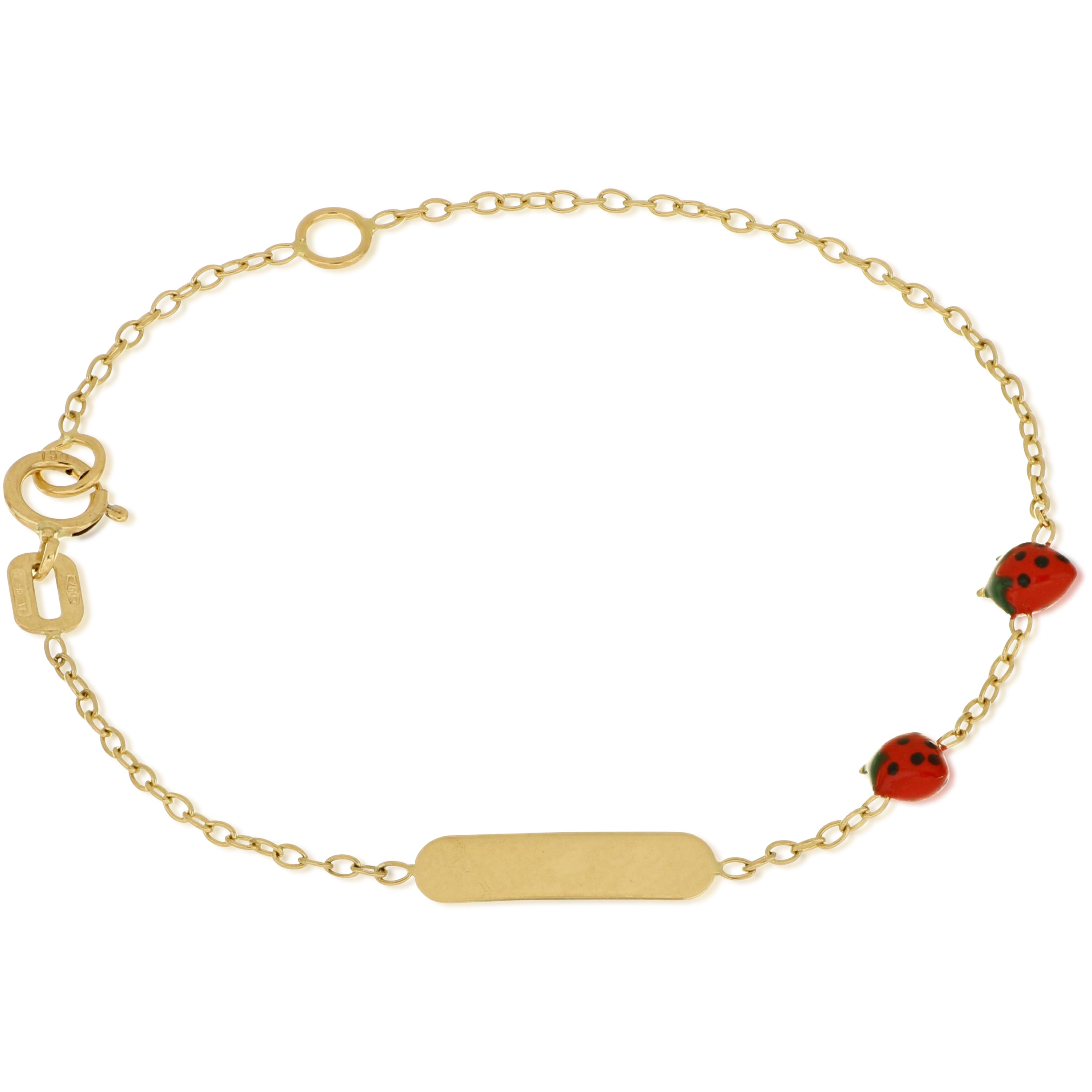 18K Italian Gold Baby Bracelet – 803321721740 – SKU 803321721740