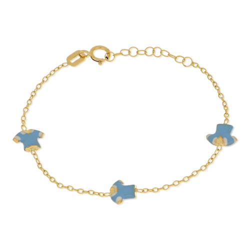 18K Italian Gold Baby Bracelet – 803321721742 – SKU 803321721742