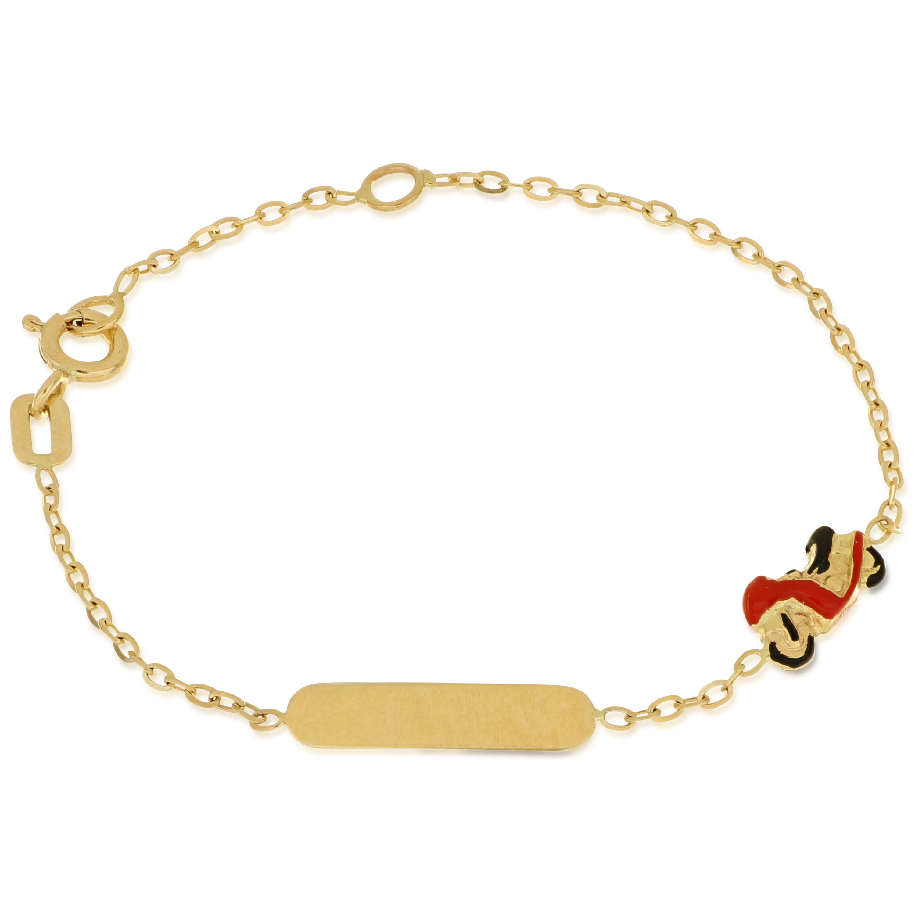 18K Italian Gold Baby Bracelet – 803321721743 – SKU 803321721743
