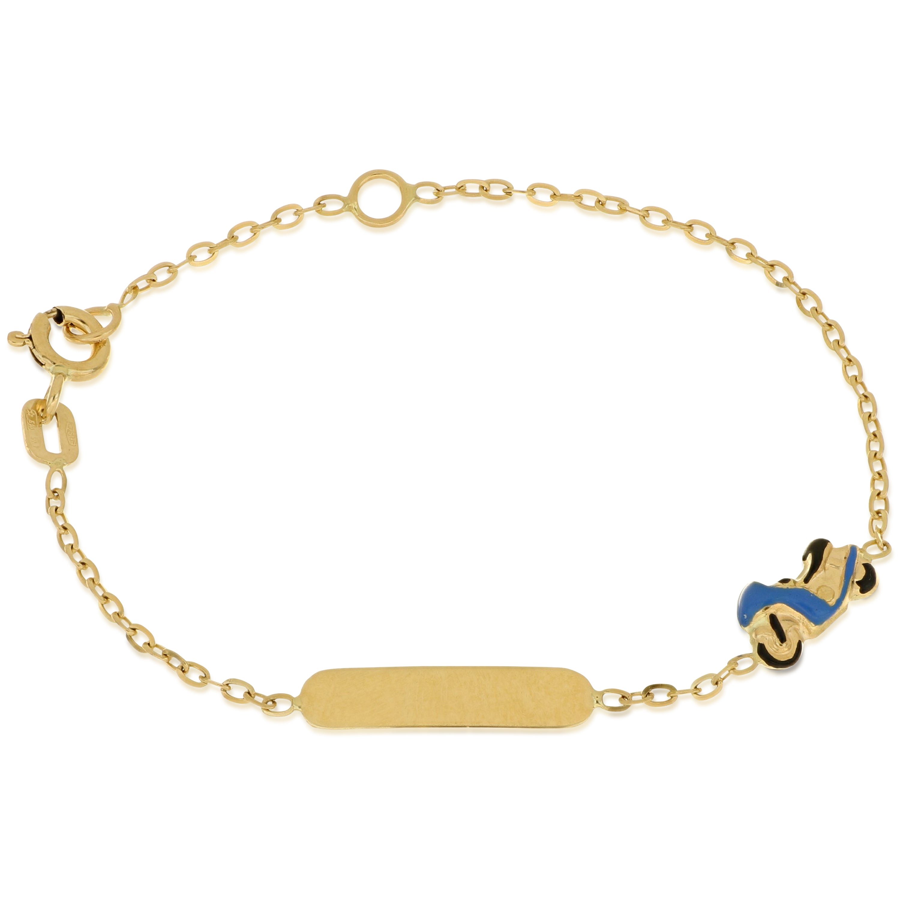 18K Italian Gold Baby Bracelet – 803321721744 – SKU 803321721744