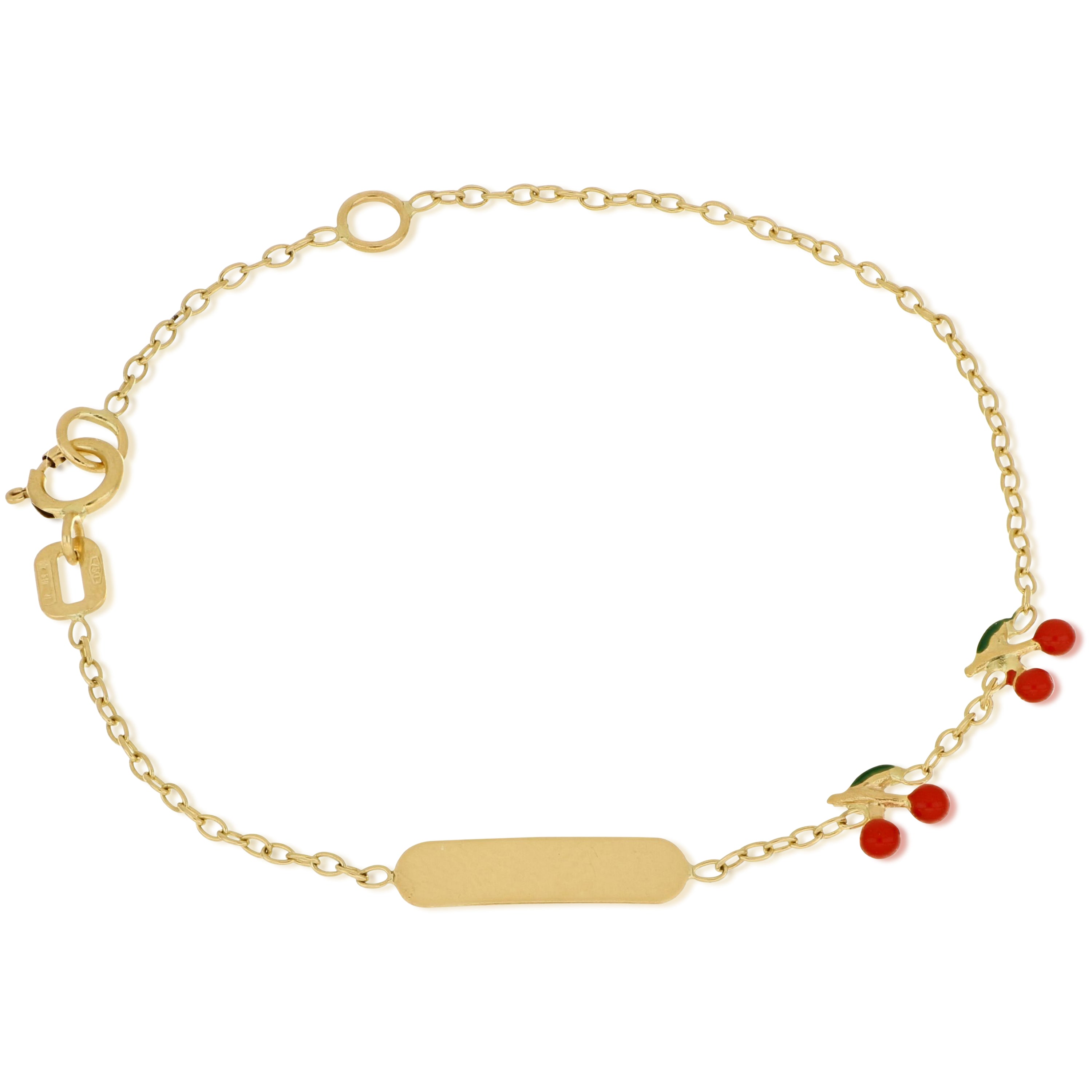 18K Italian Gold Baby Bracelet – 803321721748 – SKU 803321721748