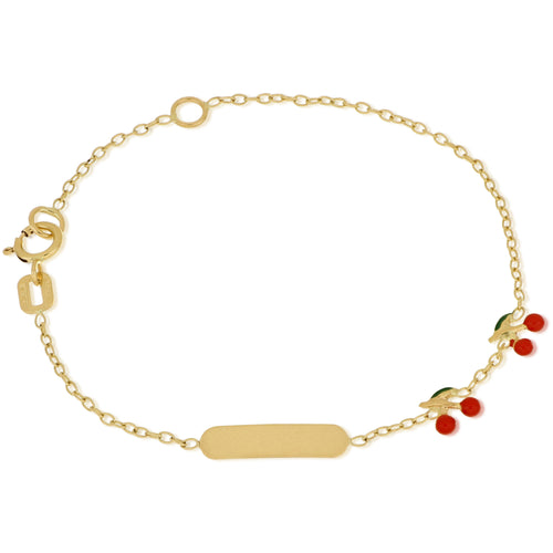 18K Italian Gold Baby Bracelet – 803321721748 – SKU 803321721748