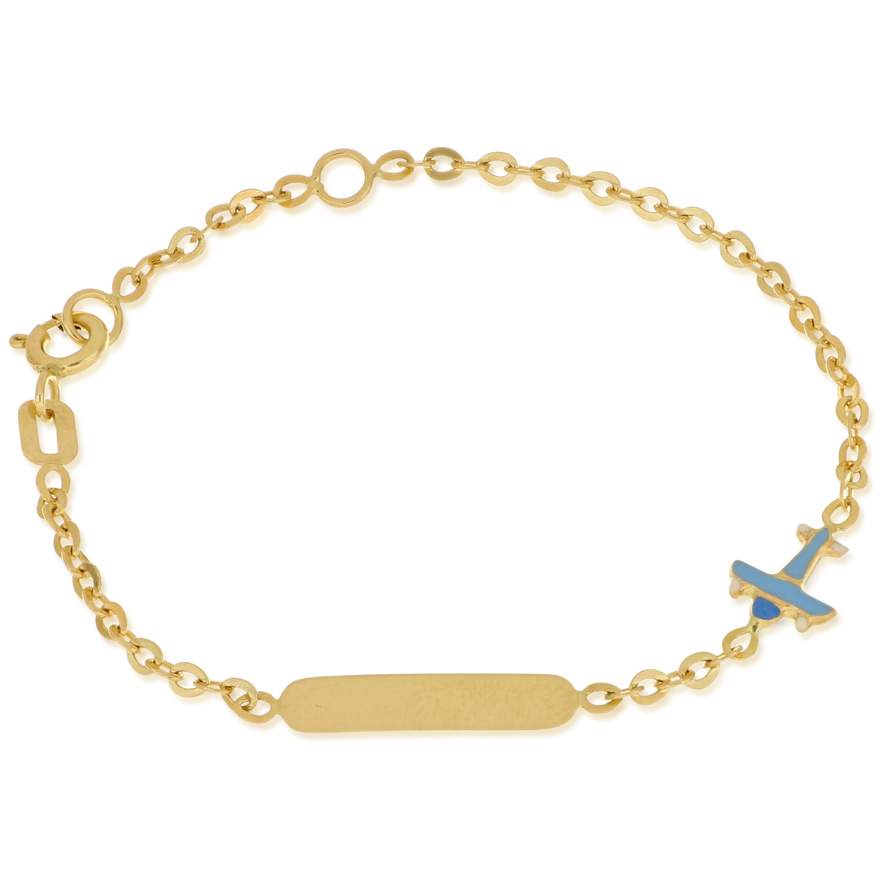 18K Italian Gold Baby Bracelet – 803321721756 – SKU 803321721756