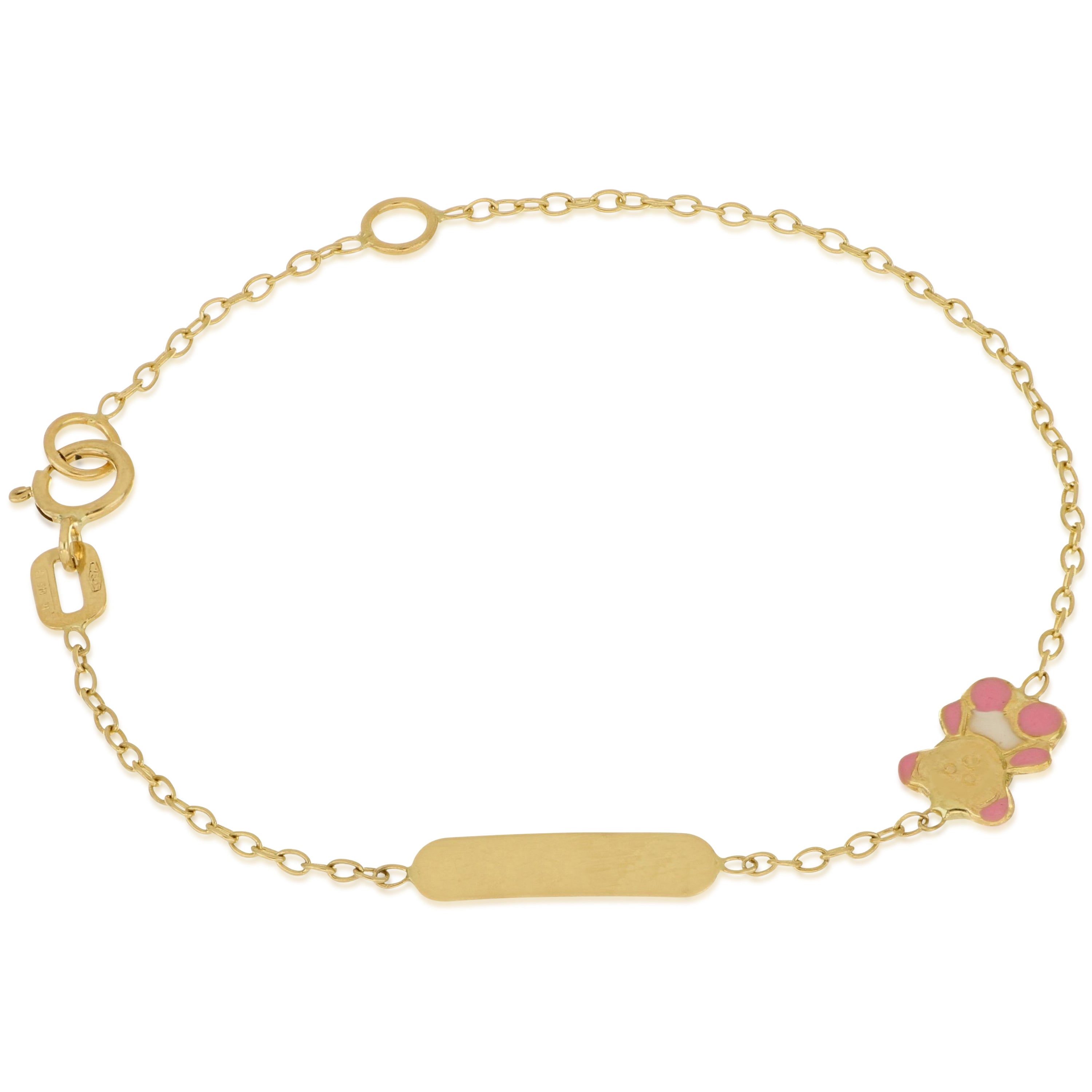 18K Italian Gold Baby Bracelet – 803321721757 – SKU 803321721757