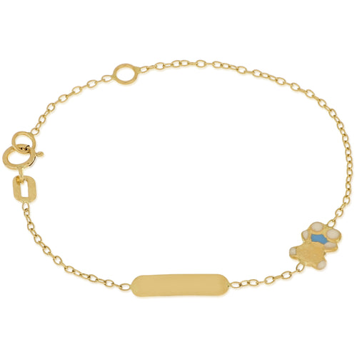 18K Italian Gold Baby Bracelet – 803321721758 – SKU 803321721758