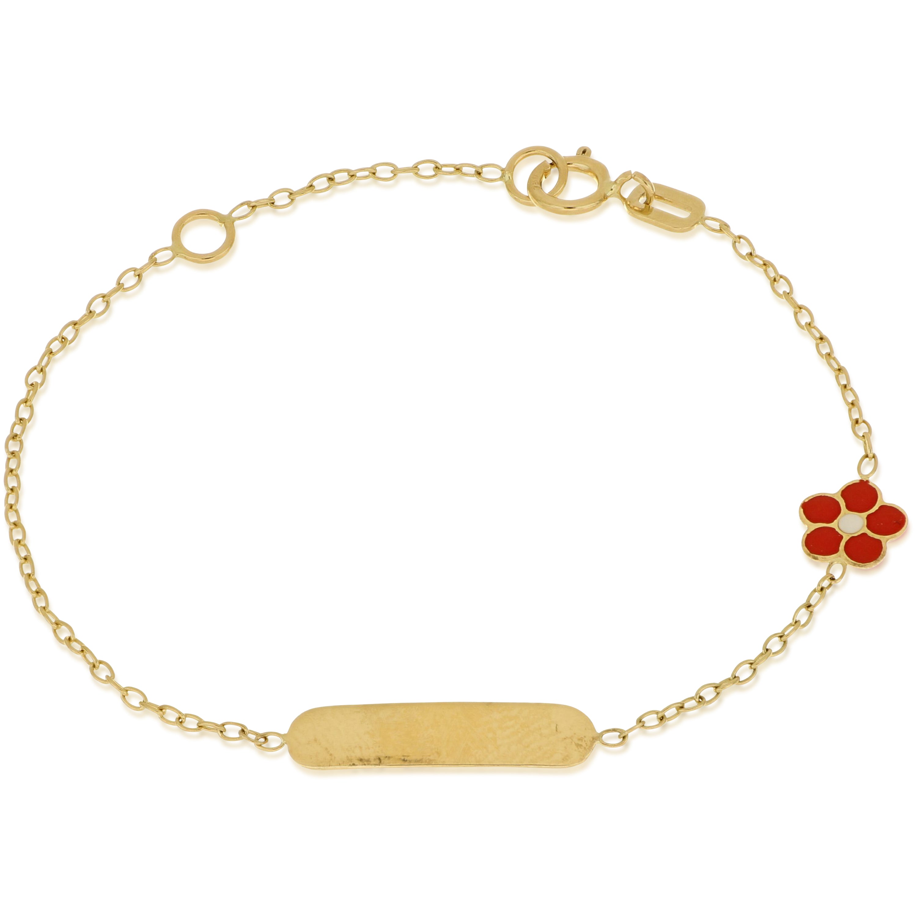 18K Italian Gold Baby Bracelet – 803321721761 – SKU 803321721761