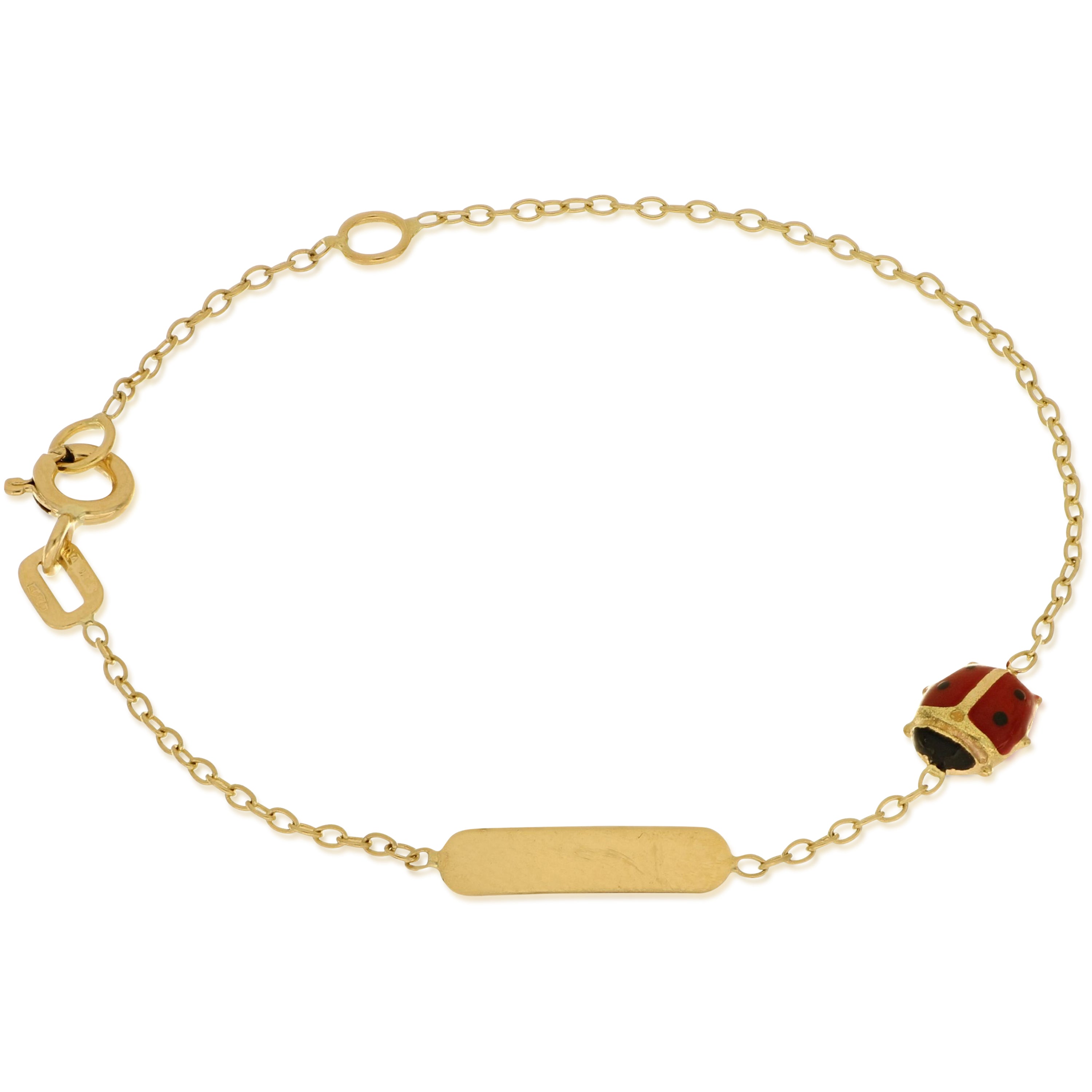 18K Italian Gold Baby Bracelet – 803321721762 – SKU 803321721762