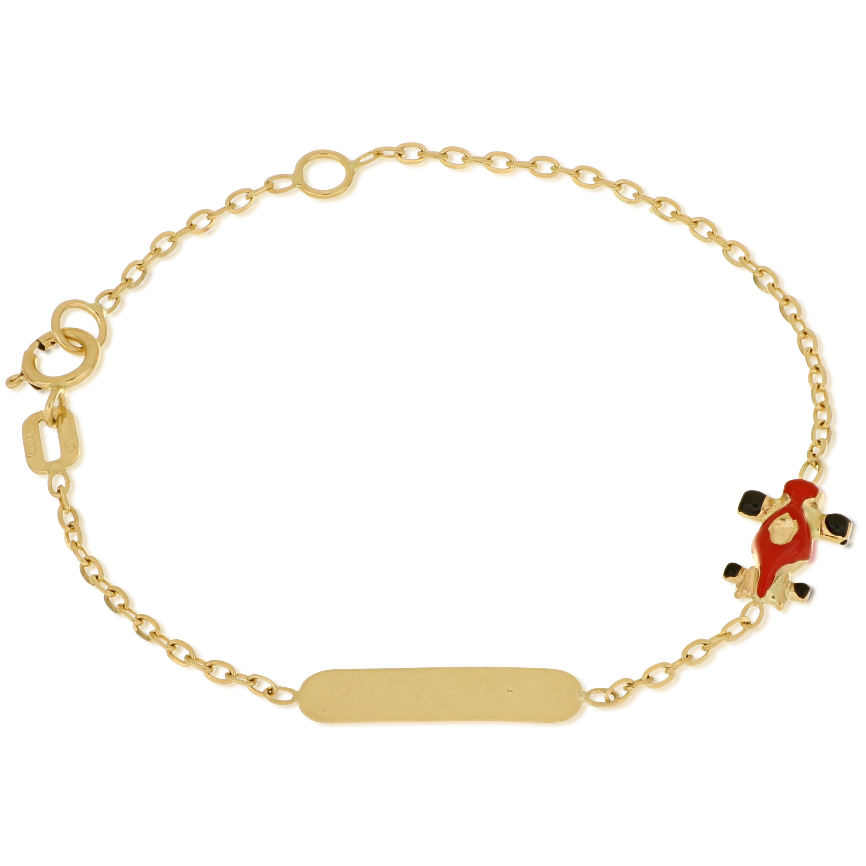 18K Italian Gold Baby Bracelet – 803321721763 – SKU 803321721763