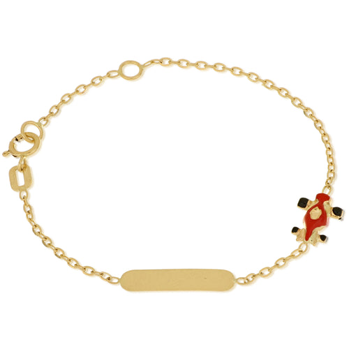 18K Italian Gold Baby Bracelet – 803321721763 – SKU 803321721763