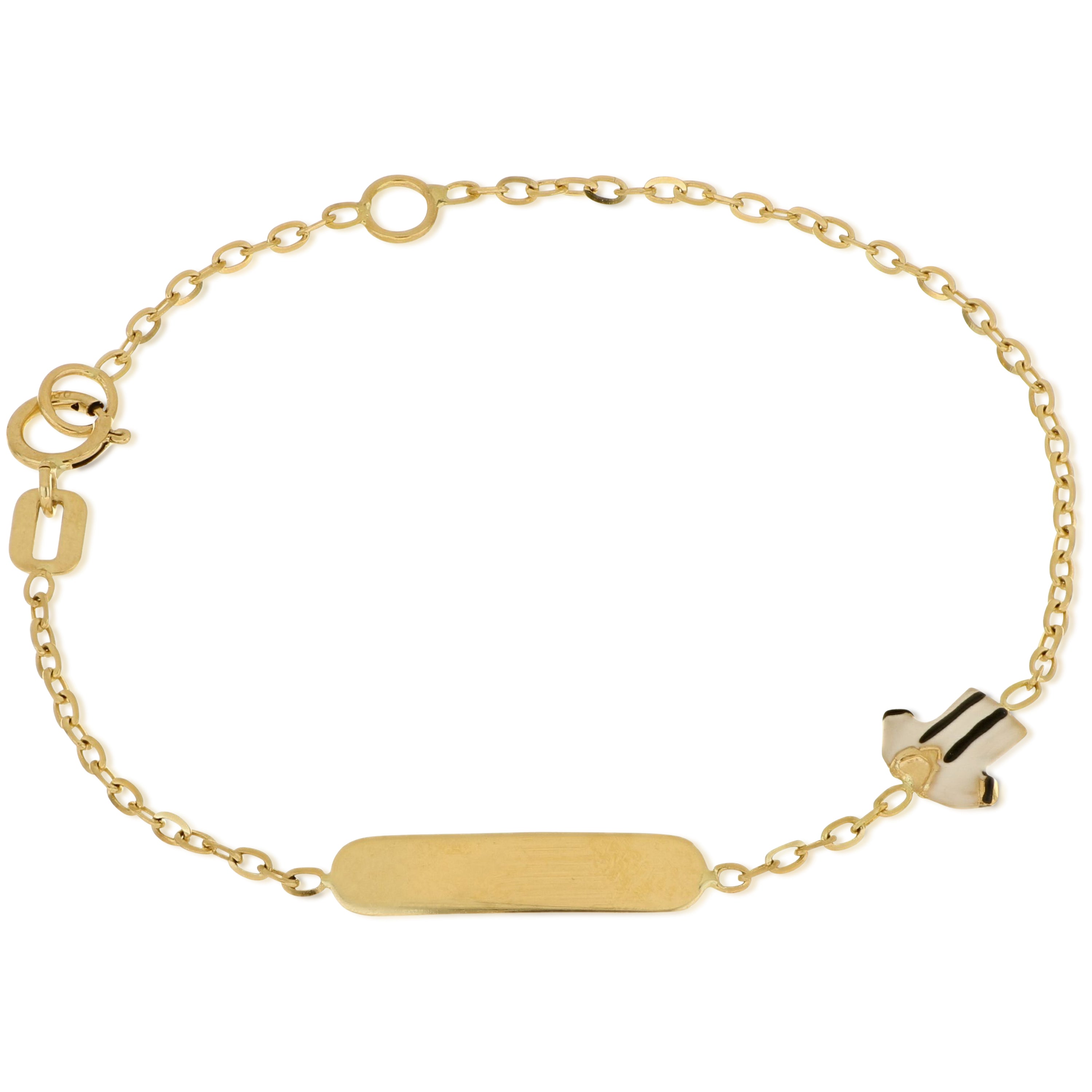 18K Italian Gold Baby Bracelet – 803321721766 – SKU 803321721766
