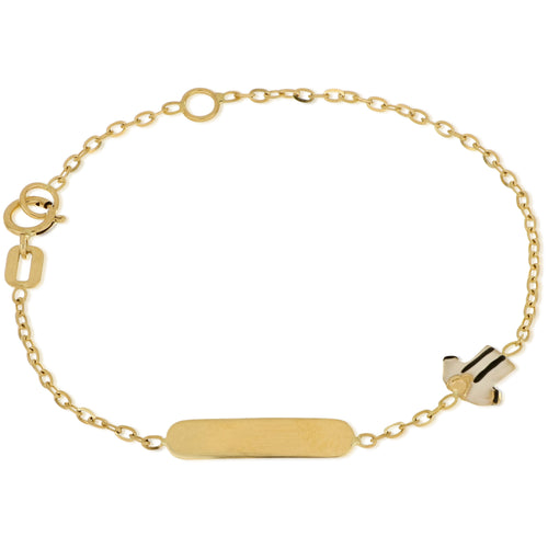 18K Italian Gold Baby Bracelet – 803321721766 – SKU 803321721766