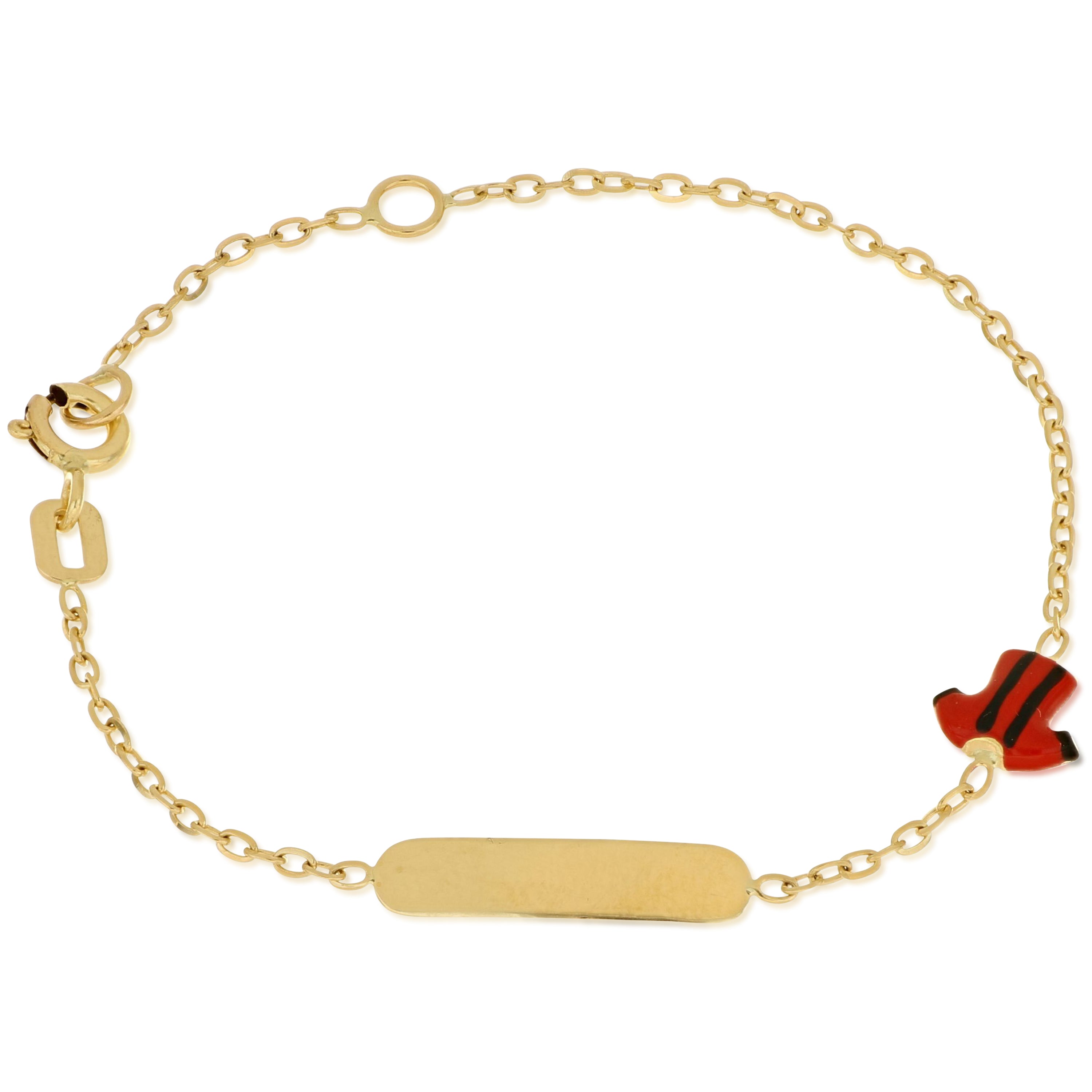 18K Italian Gold Baby Bracelet – 803321721768 – SKU 803321721768