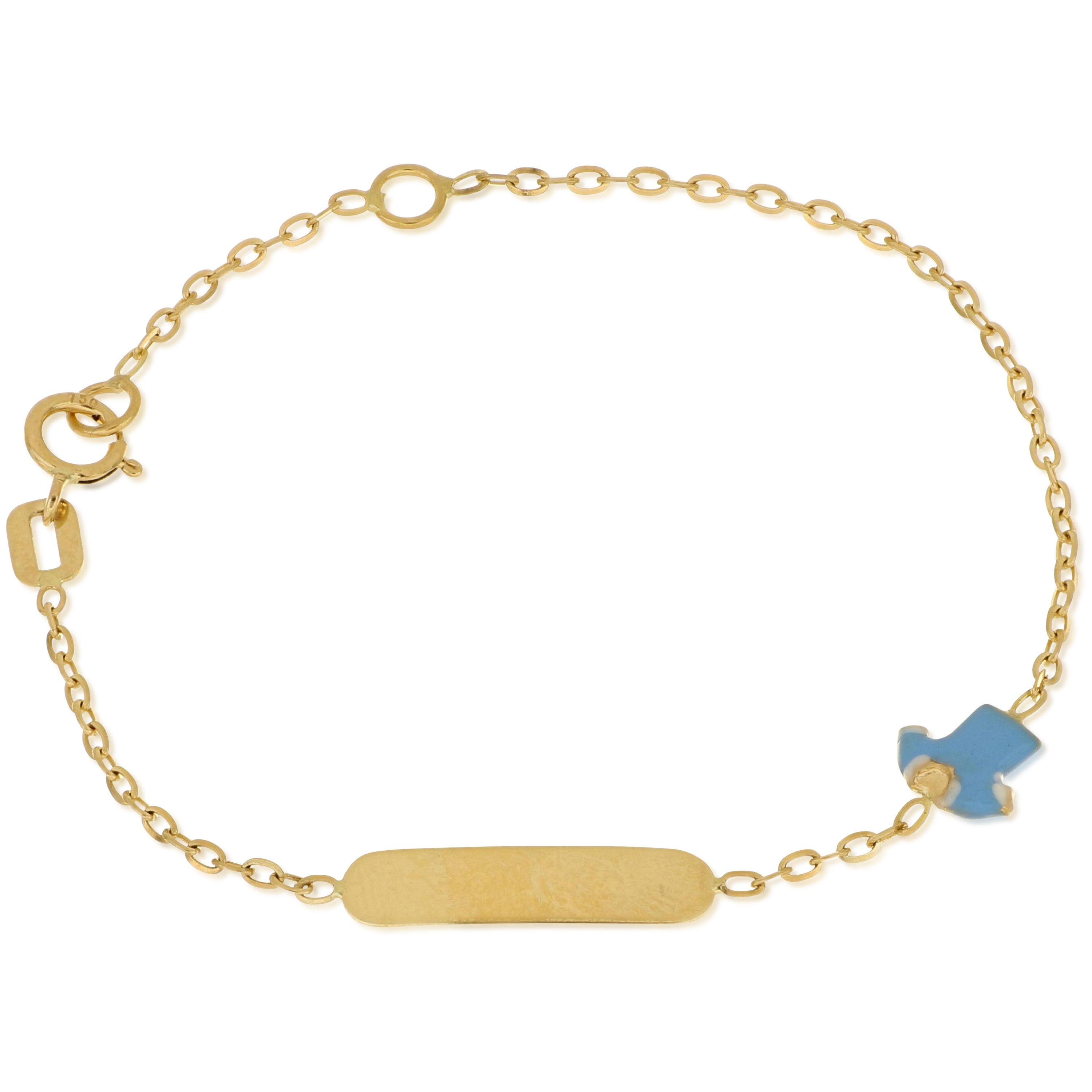 18K Italian Gold Baby Bracelet – 803321721769 – SKU 803321721769