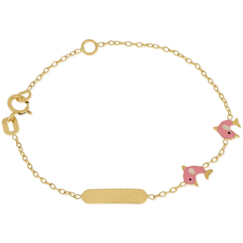 18K Italian Gold Baby Bracelet – 803321721771 – SKU 803321721771