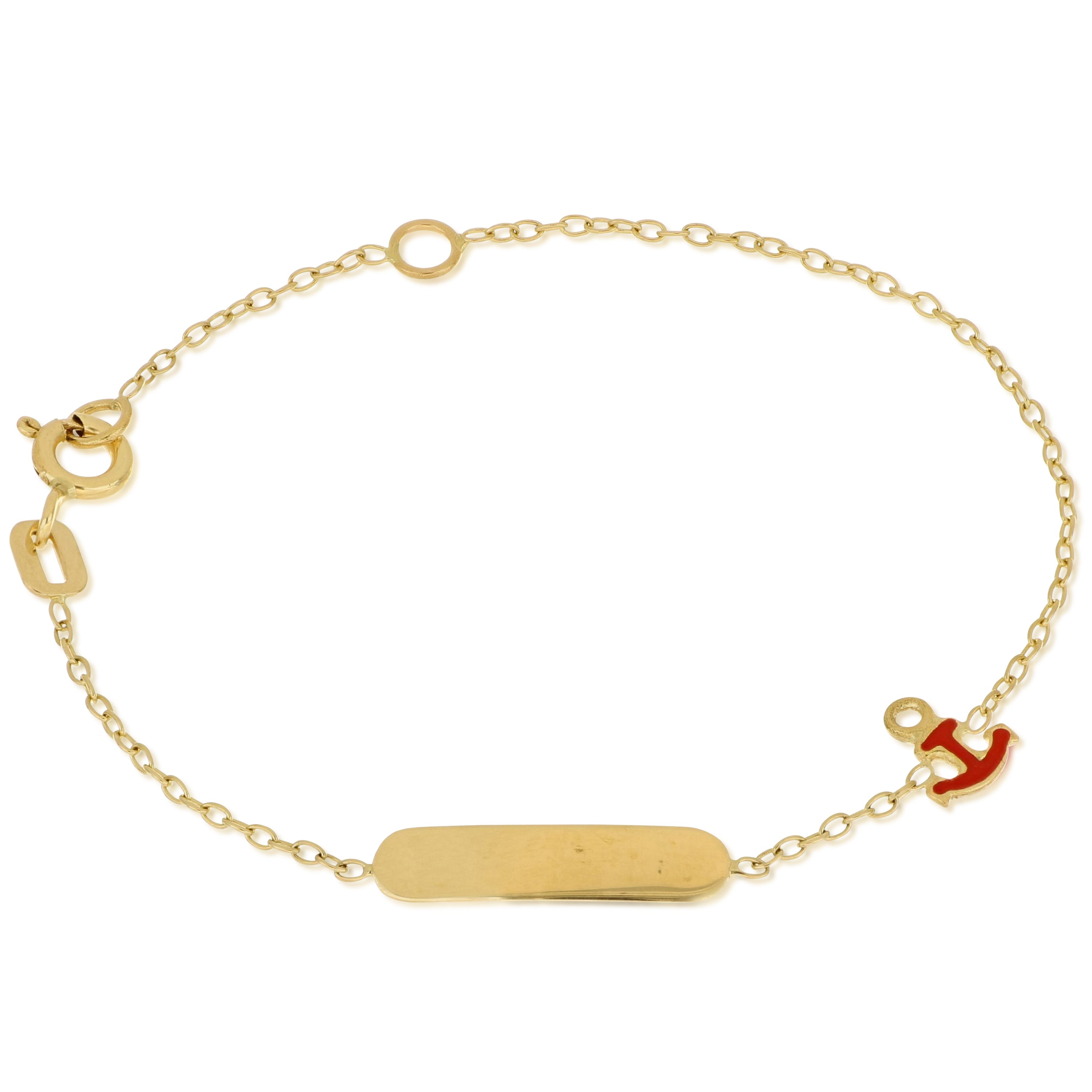 18K Italian Gold Baby Bracelet – 803321721772 – SKU 803321721772