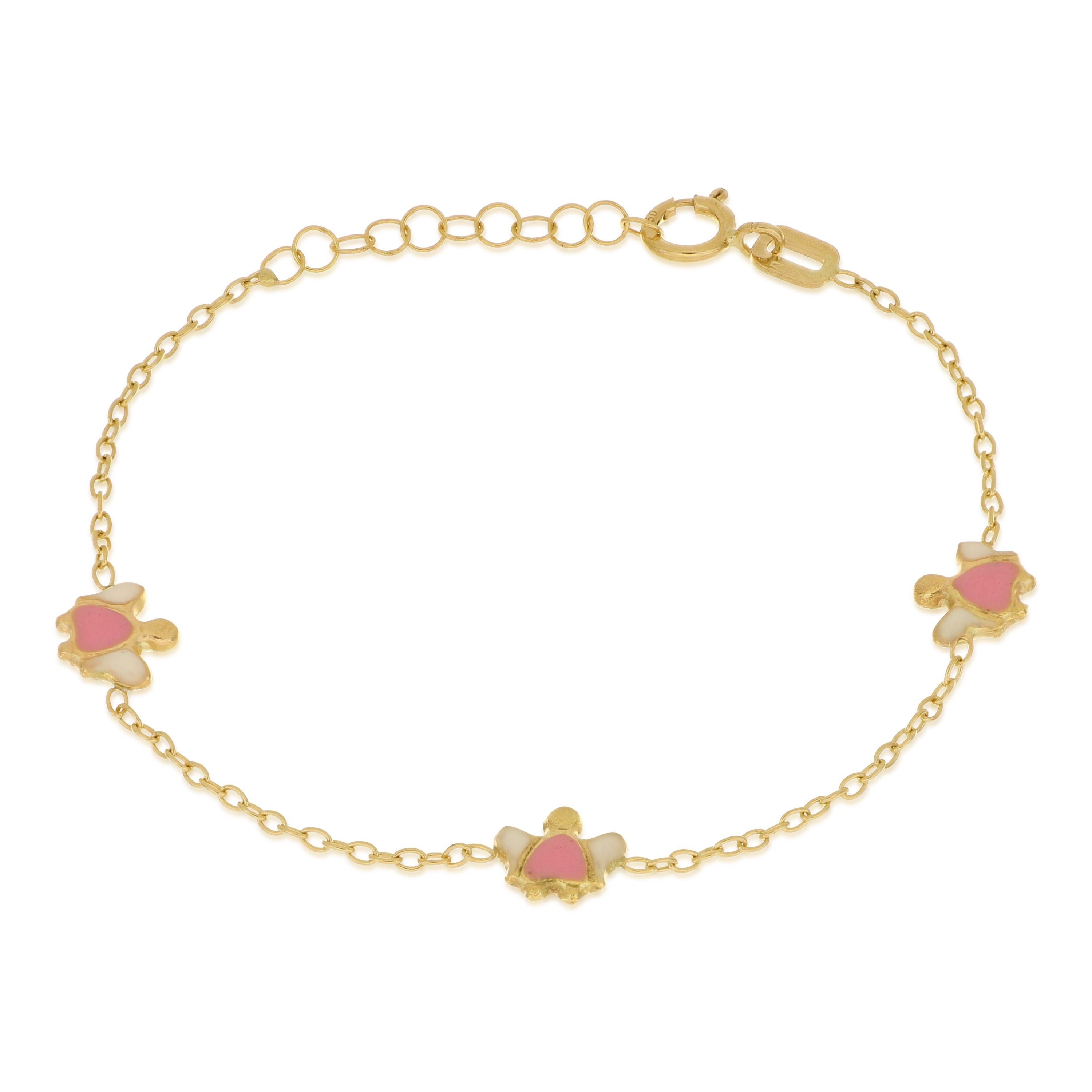 18K Italian Gold Baby Bracelet – 803321721779 – SKU 803321721779