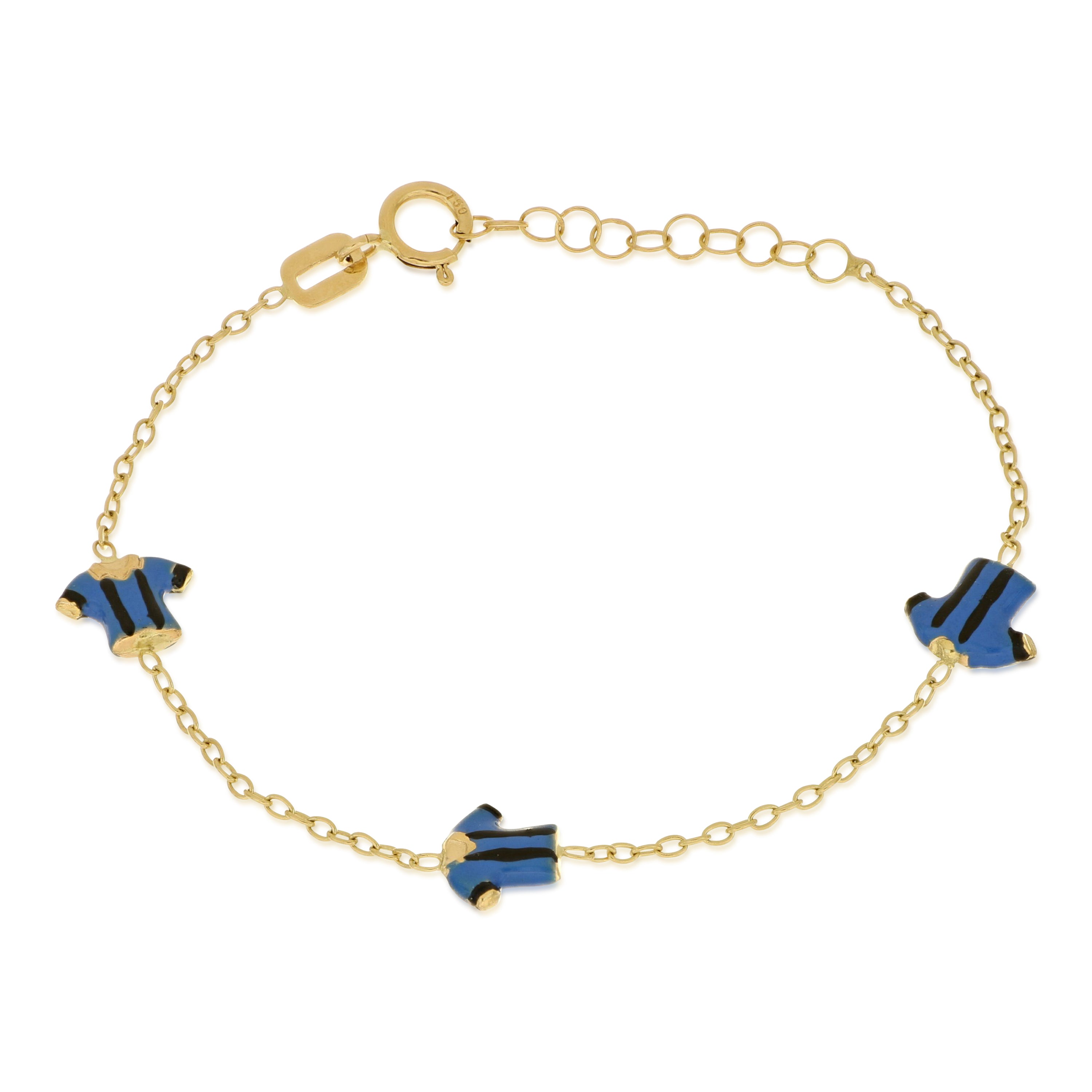 18K Italian Gold Baby Bracelet – 803321721782 – SKU 803321721782