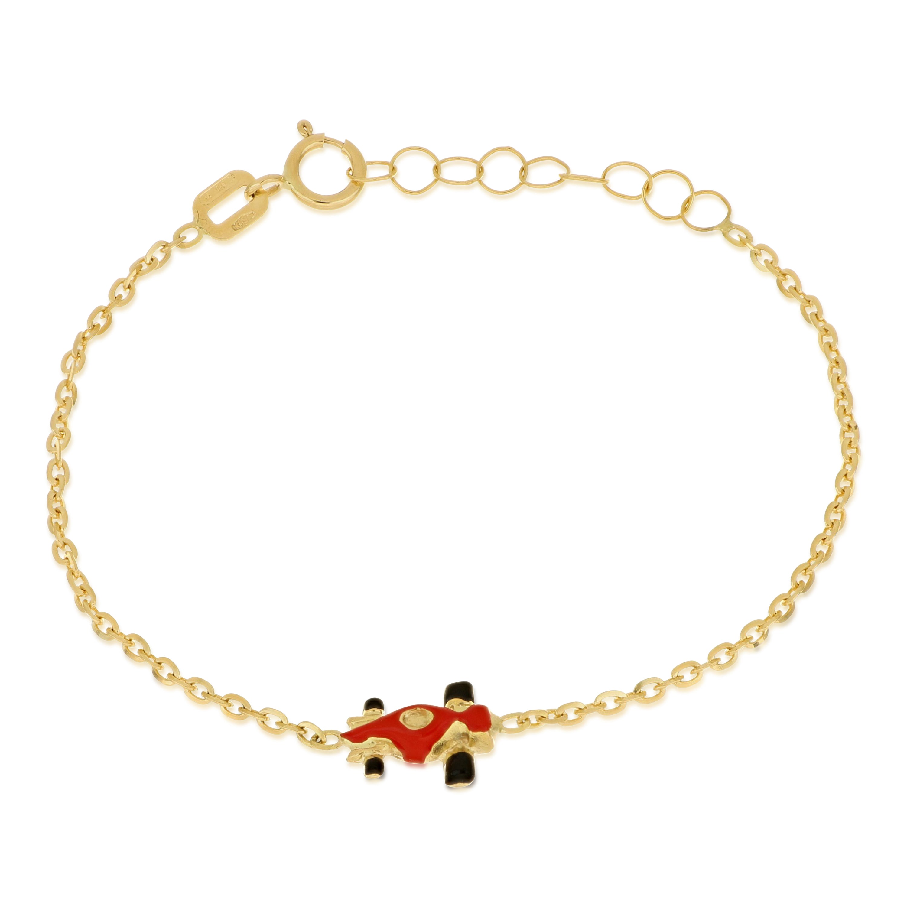 18K Italian Gold Baby Bracelet – 803321721784 – SKU 803321721784