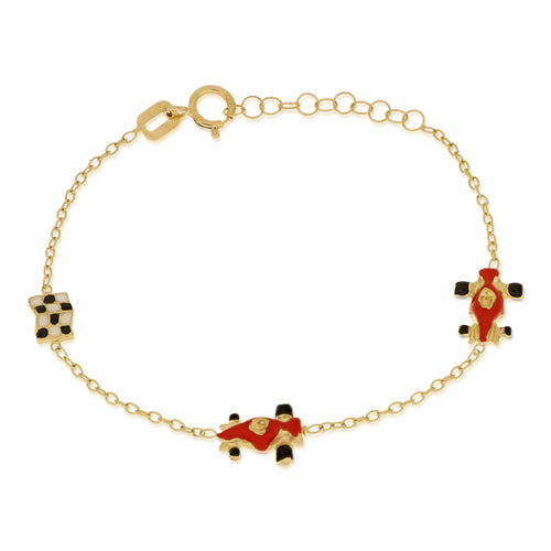 18K Italian Gold Baby Bracelet – 803321721786 – SKU 803321721786