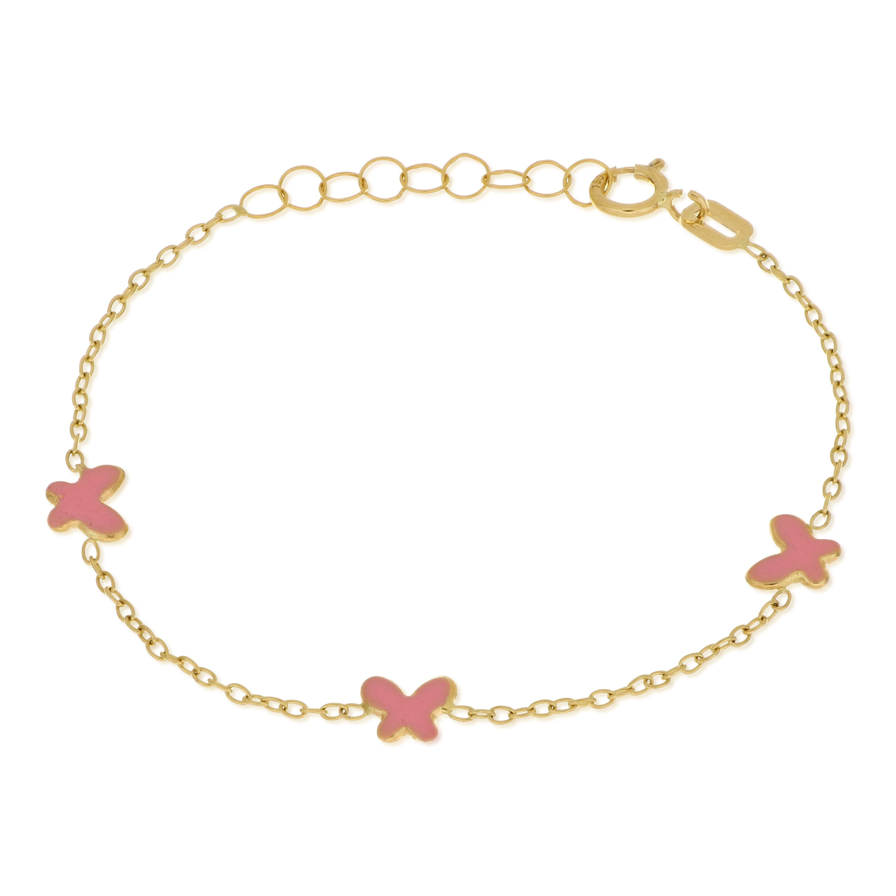 18K Italian Gold Baby Bracelet – 803321721789 – SKU 803321721789