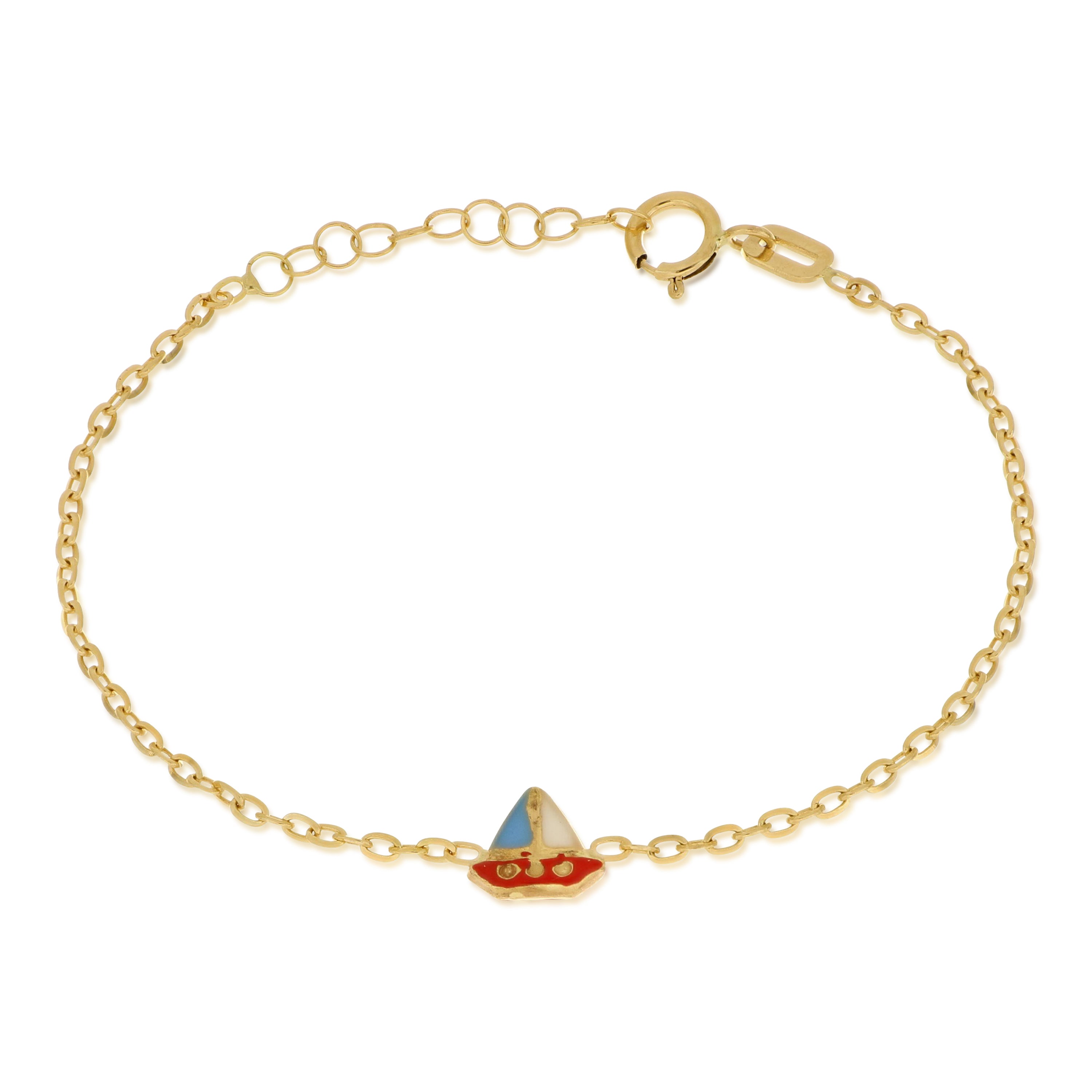 18K Italian Gold Baby Bracelet – 803321721800 – SKU 803321721800
