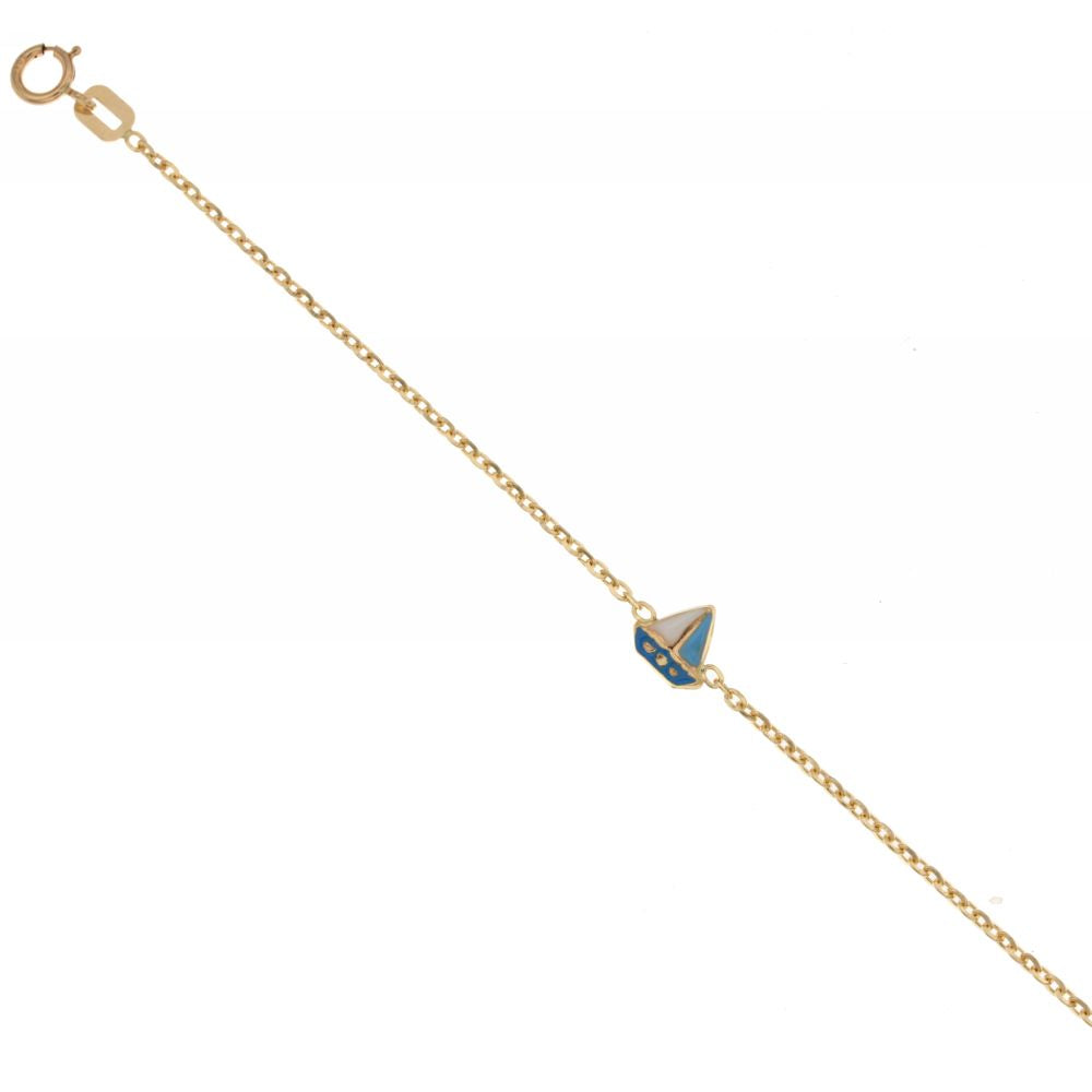 18K Italian Gold Baby Bracelet – 803321721801 – SKU 803321721801