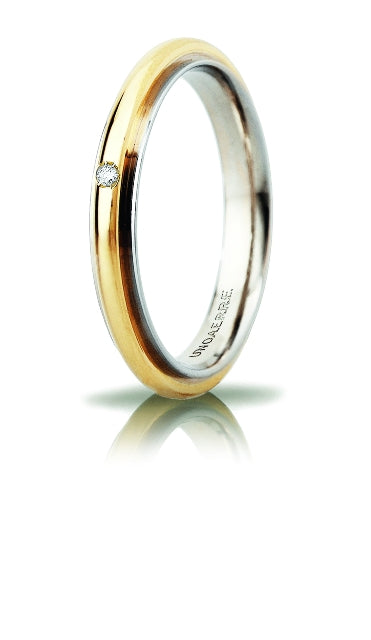 Wedding Band Andromeda Slim with Diamond - 18K Gold - SKU 803321723107