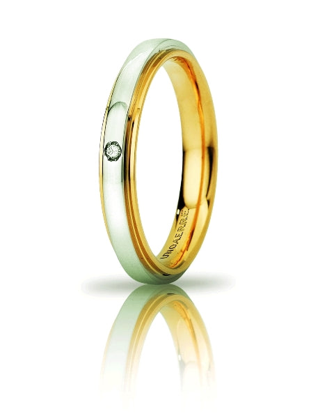 Wedding Band Cassiopea Slim with Diamond - 18K Gold - SKU 803321723111