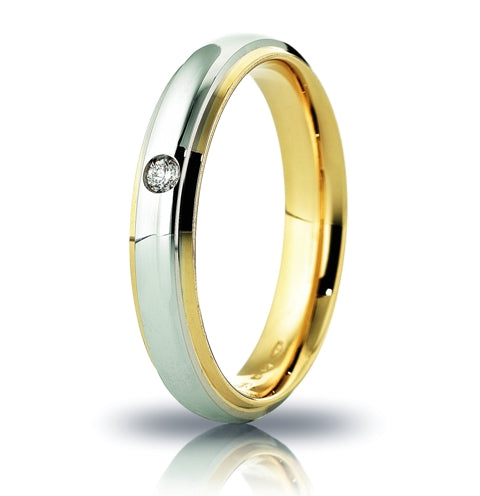 Wedding Band Cassiopea with Diamond - 18K Gold - SKU 803321723113