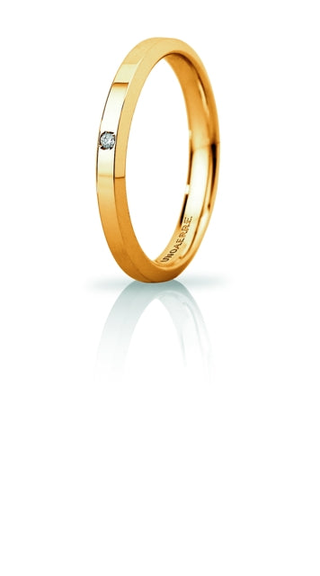 Wedding Band Hydra Slim with Diamond - 18K Gold - SKU 803321723128