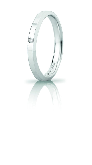 Wedding Band Hydra Slim with Diamond - 18K Gold - SKU 803321723129