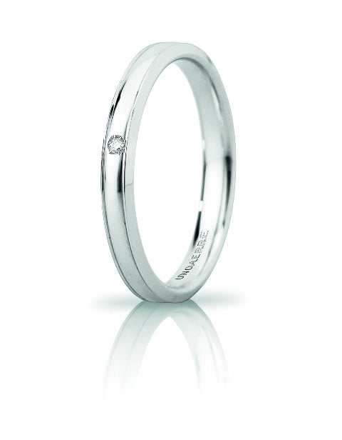 Wedding Band Orion Slim with Diamond - 18K Gold - SKU 803321723137