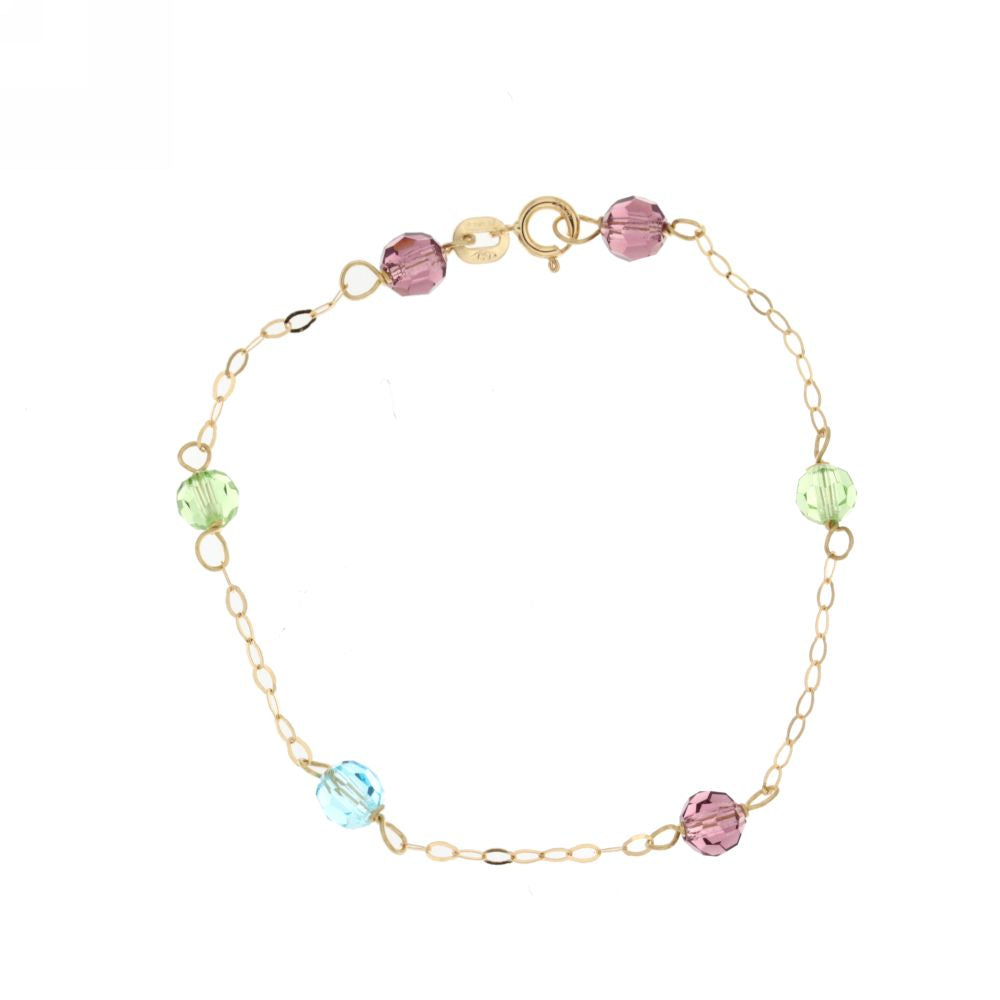 18K Italian Gold Baby Bracelet – 803321724476 – SKU 803321724476