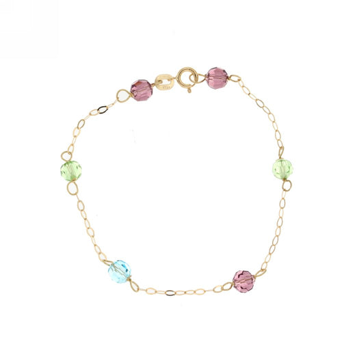 18K Italian Gold Baby Bracelet – 803321724476 – SKU 803321724476
